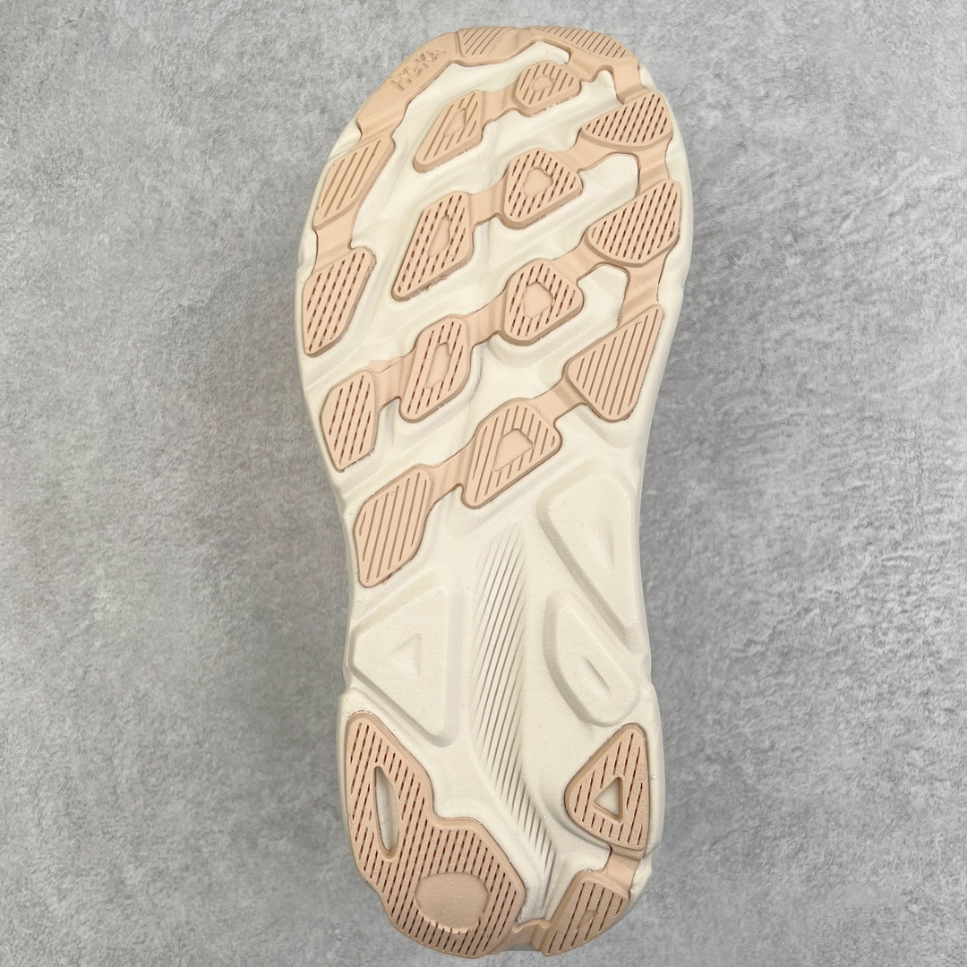 Hoka ONE ONE Clifton 9 低筒 舒适运动 防滑耐磨 透气跑步鞋 运动 波鞋 浅棕色 1127895-SSEG