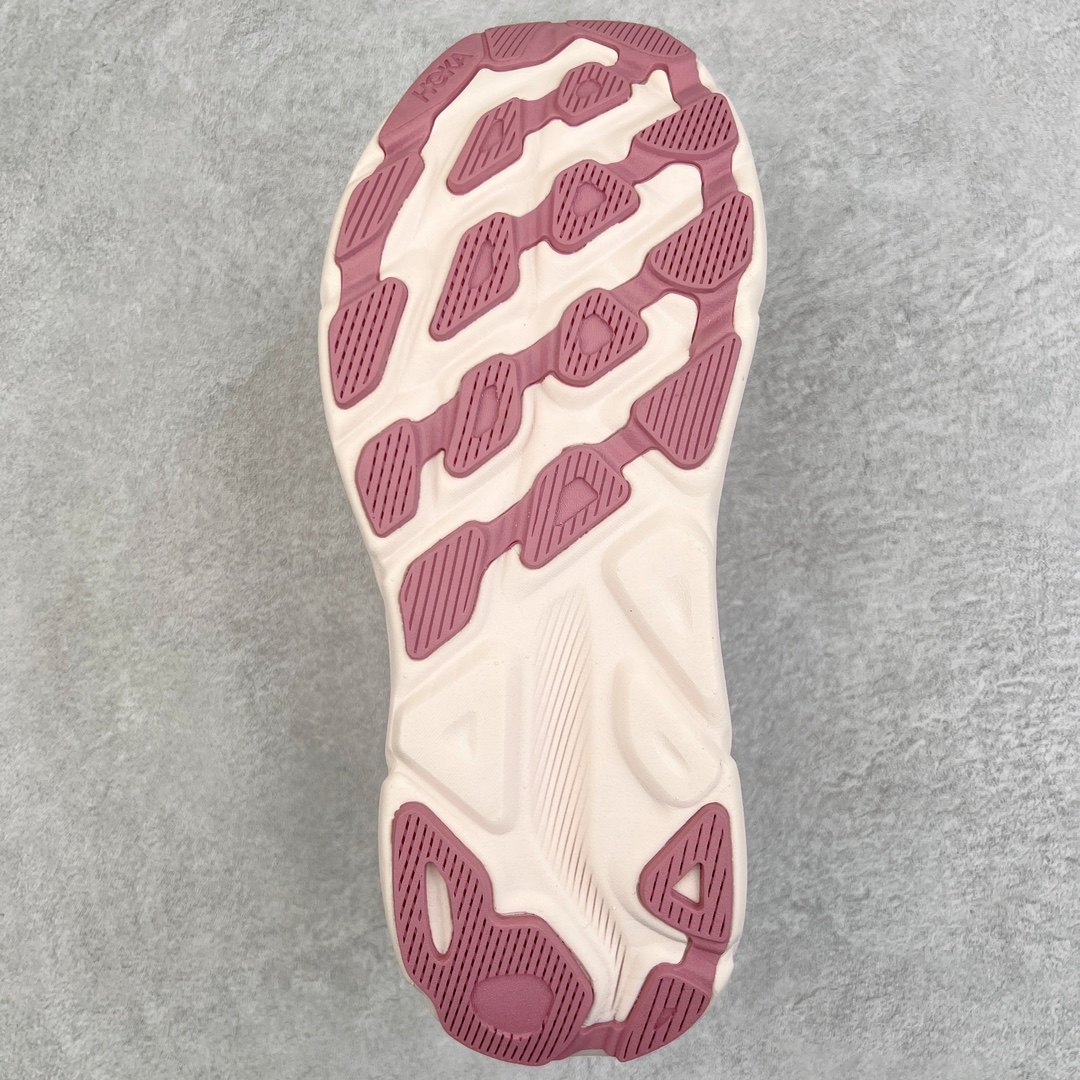 Hoka ONE ONE Clifton 9 低筒 舒适运动 防滑耐磨 透气跑步鞋 运动 波鞋  粉色  1127895-PMPW