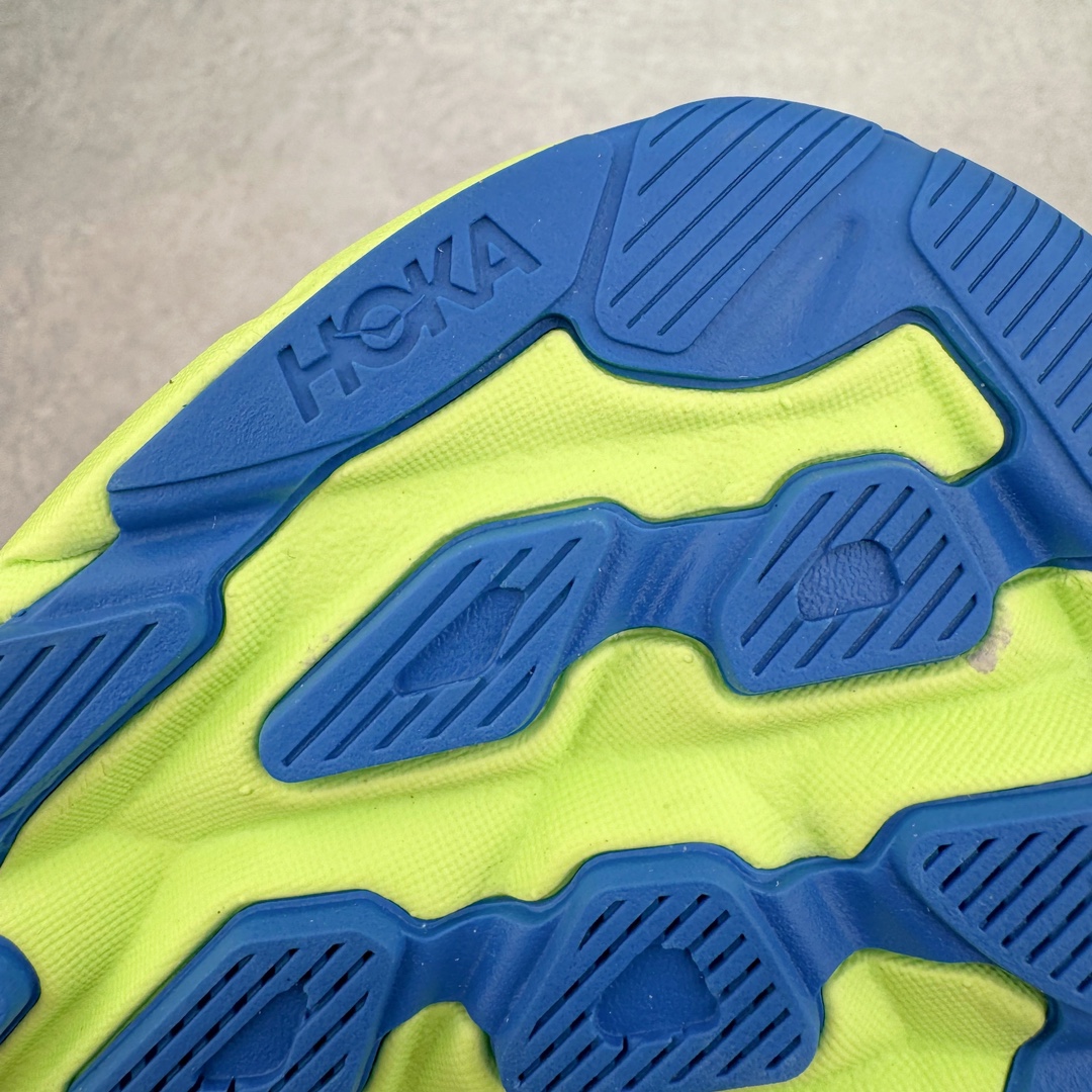 Hoka ONE ONE Clifton 9 低筒 舒适运动 防滑耐磨 透气跑步鞋 运动 波鞋 灰绿蓝 1132210-STLC