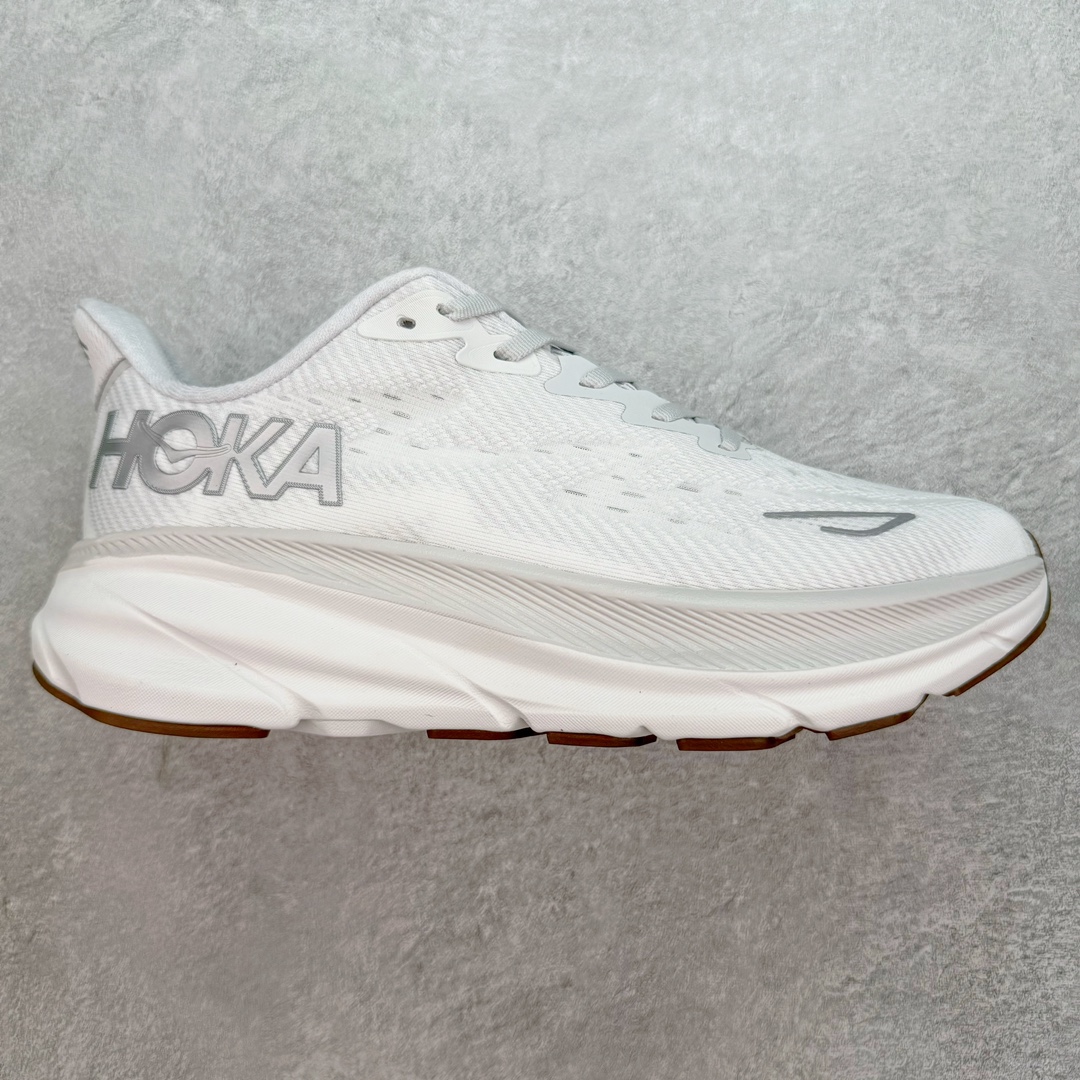 Hoka ONE ONE Clifton 9 低筒 舒适运动 防滑耐磨 透气跑步鞋 运动 波鞋 白色