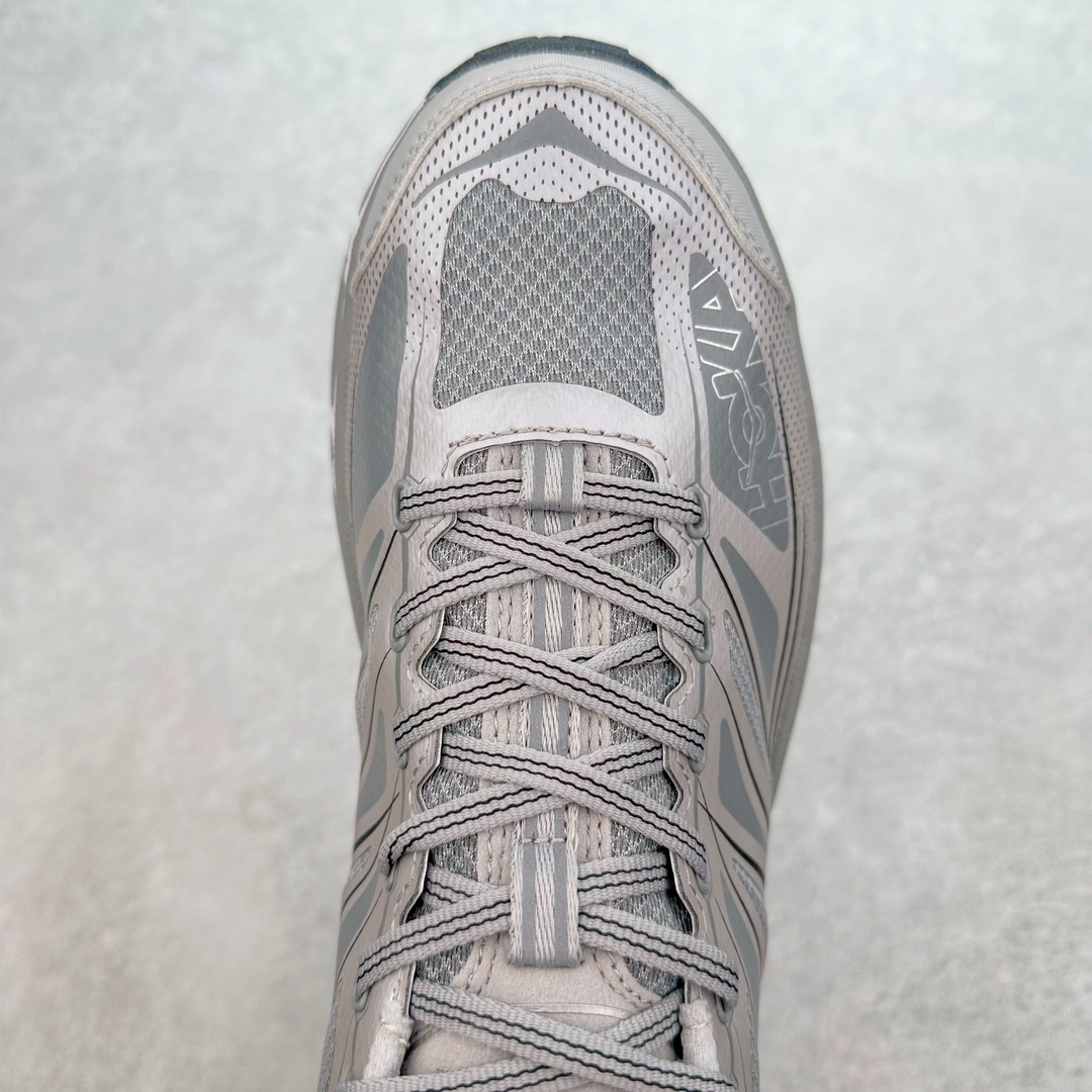  Hoka ONE ONE Mafate Speed 2 低筒 舒适减震 运动防滑耐磨 透气跑步鞋 轻便波鞋 银灰色 1126851-SRYG