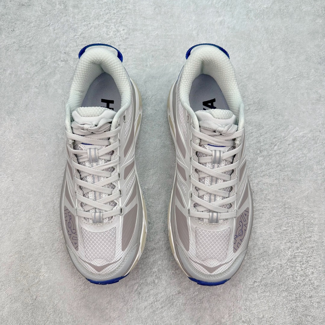 Hoka ONE ONE Mafate Speed 2 低筒 舒适减震 运动防滑耐磨 透气跑步鞋 轻便波鞋 灰蓝 1126851-OPR