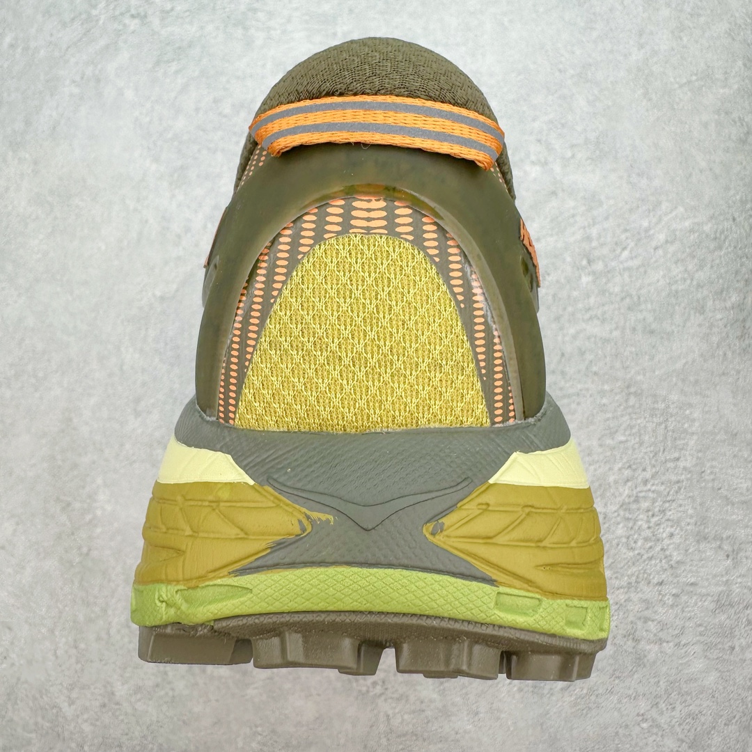 Hoka ONE ONE Mafate Speed 2 低筒 舒适减震 运动防滑耐磨 透气跑步鞋 轻便波鞋 黄色  1126851-DOGL