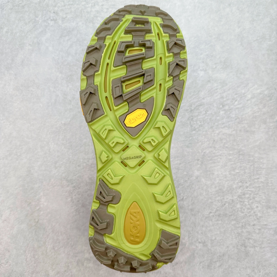 Hoka ONE ONE Mafate Speed 2 低筒 舒适减震 运动防滑耐磨 透气跑步鞋 轻便波鞋 黄色  1126851-DOGL