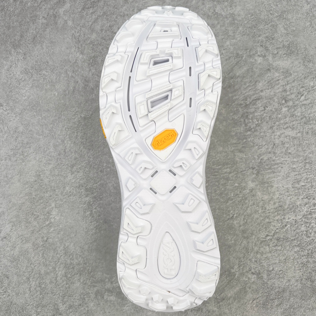 Hoka ONE ONE Mafate Speed 2 低筒 舒适减震 运动防滑耐磨 透气跑步鞋 轻便波鞋 白灰 1126851-WLRC