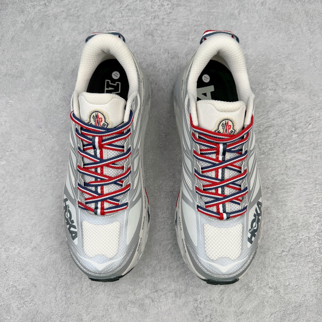 Mocnnler Hoka ONE ONE Mafate Speed 2 低筒 舒适减震 运动防滑耐磨 透气跑步鞋 轻便波鞋 雾霾灰 1129992-NCHMS