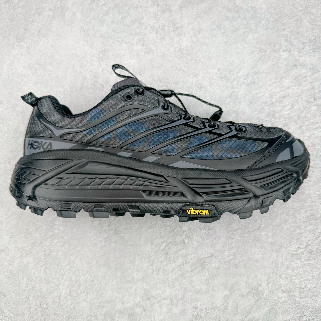 Hoka ONE ONE Mafate Speed 2 低筒 舒适减震 运动防滑耐磨 透气跑步鞋 轻便波鞋 黑色 1141572-BBLC
