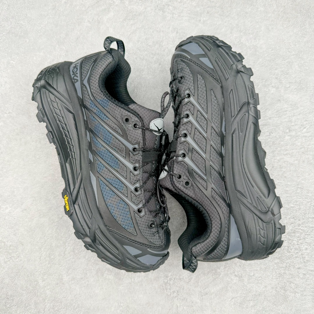 Hoka ONE ONE Mafate Speed 2 低筒 舒适减震 运动防滑耐磨 透气跑步鞋 轻便波鞋 黑色 1141572-BBLC