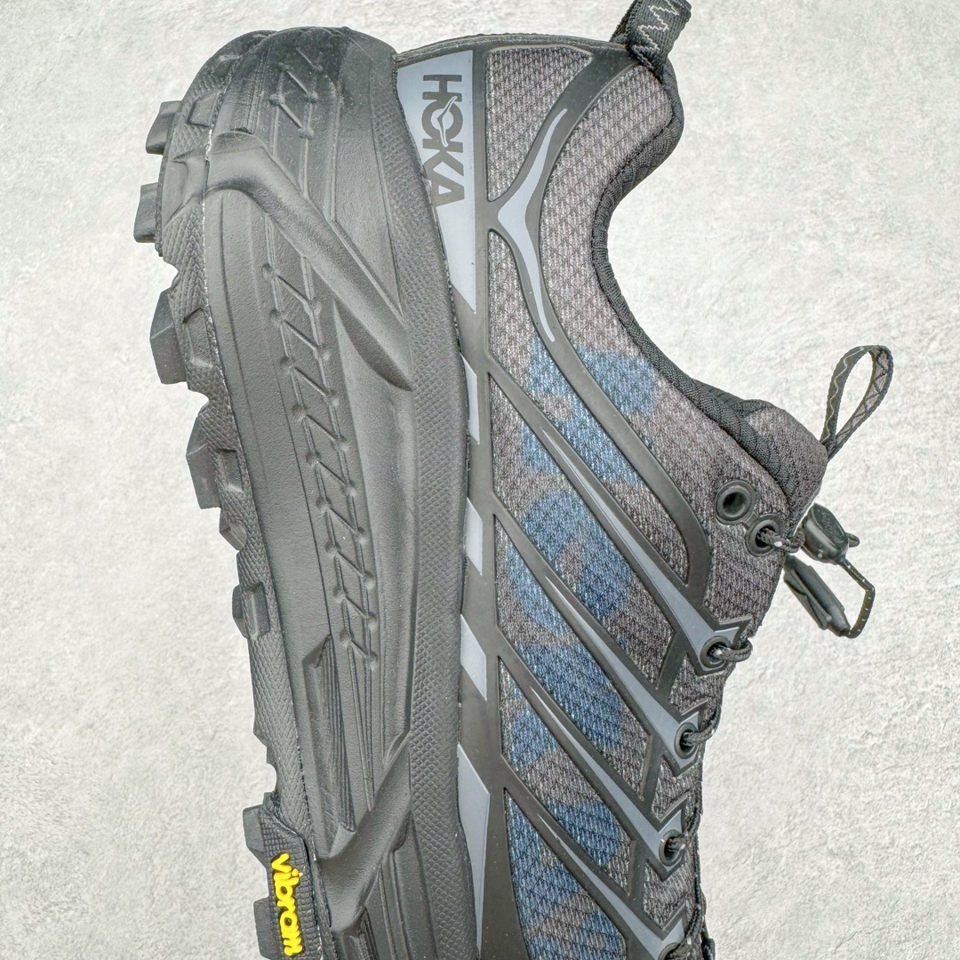 Hoka ONE ONE Mafate Speed 2 低筒 舒适减震 运动防滑耐磨 透气跑步鞋 轻便波鞋 黑色 1141572-BBLC