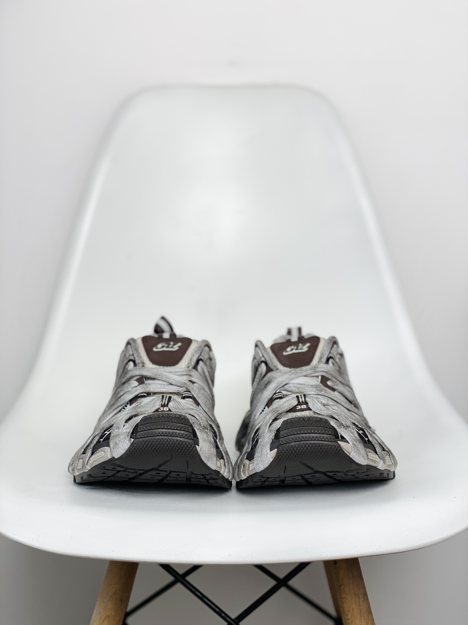  Balenciaga 巴黎世家 3XL 蜘蛛网 网布 系带 做旧 低筒 老爹鞋 运动 复古板鞋 休闲鞋 男鞋 女鞋   