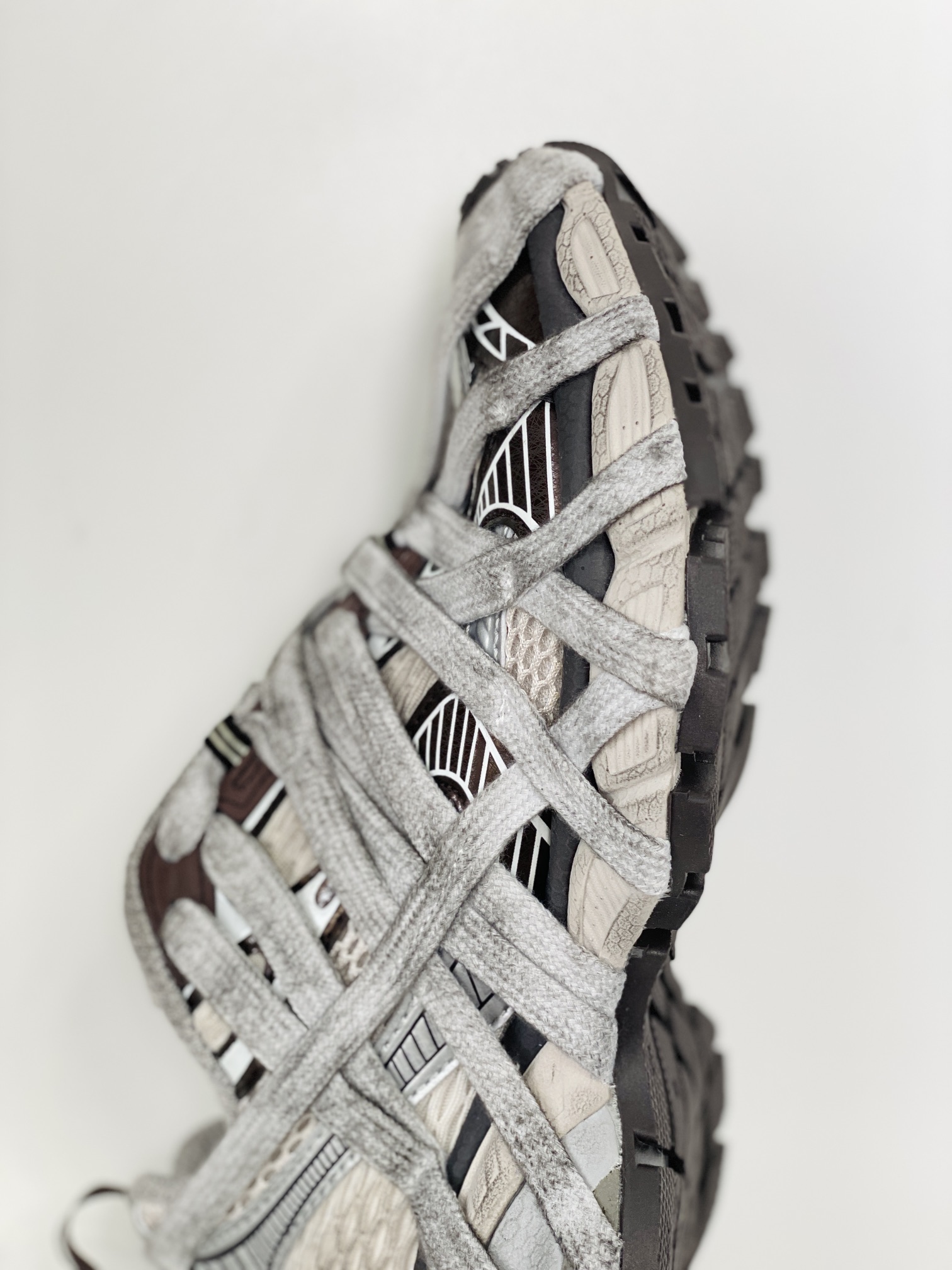  Balenciaga 巴黎世家 3XL 蜘蛛网 网布 系带 做旧 低筒 老爹鞋 运动 复古板鞋 休闲鞋 男鞋 女鞋   