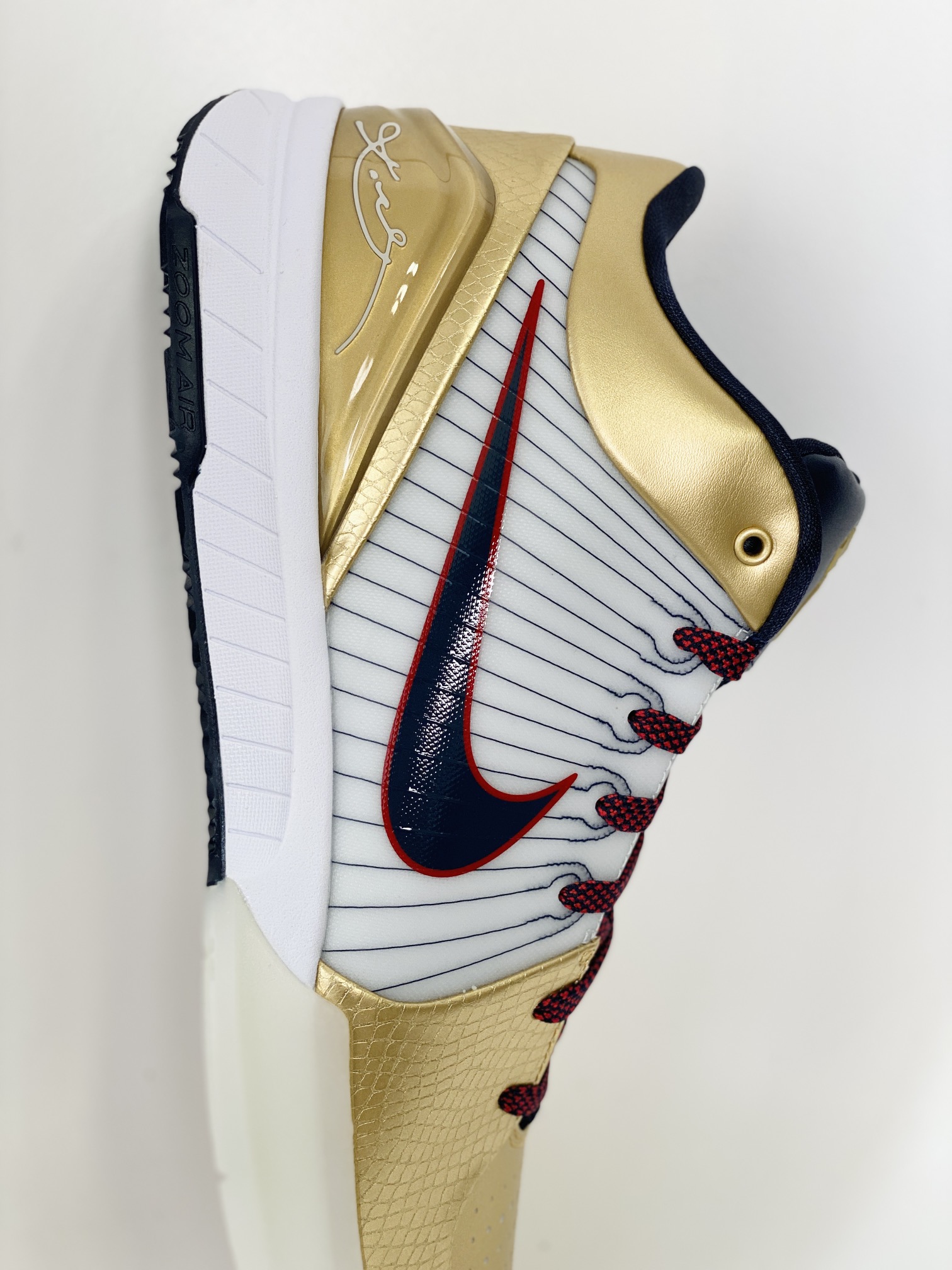  GX NIKE Zoom Kobe4 Protro Philly 科比 4  低筒  前掌泡棉+後掌氣墊 篮球鞋 实战鞋 球鞋 男鞋  波鞋 奥运会 白黑金 FQ3544-100 