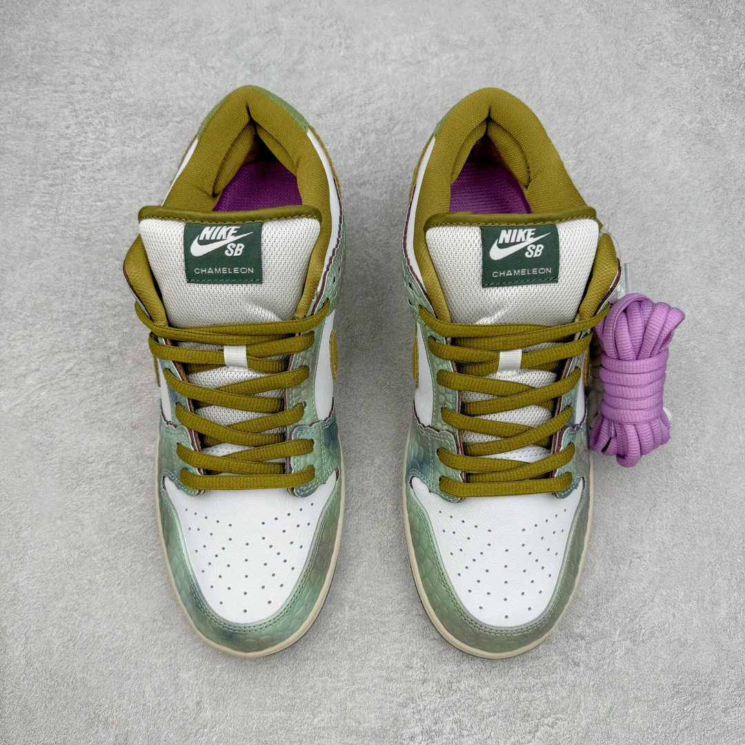  Alexis Sablone Dunk SB Low  低筒 舒适简约 防滑耐磨 复古板鞋 休闲鞋 男鞋 女鞋 波鞋 变色龙蜥蜴 HJ3386-300