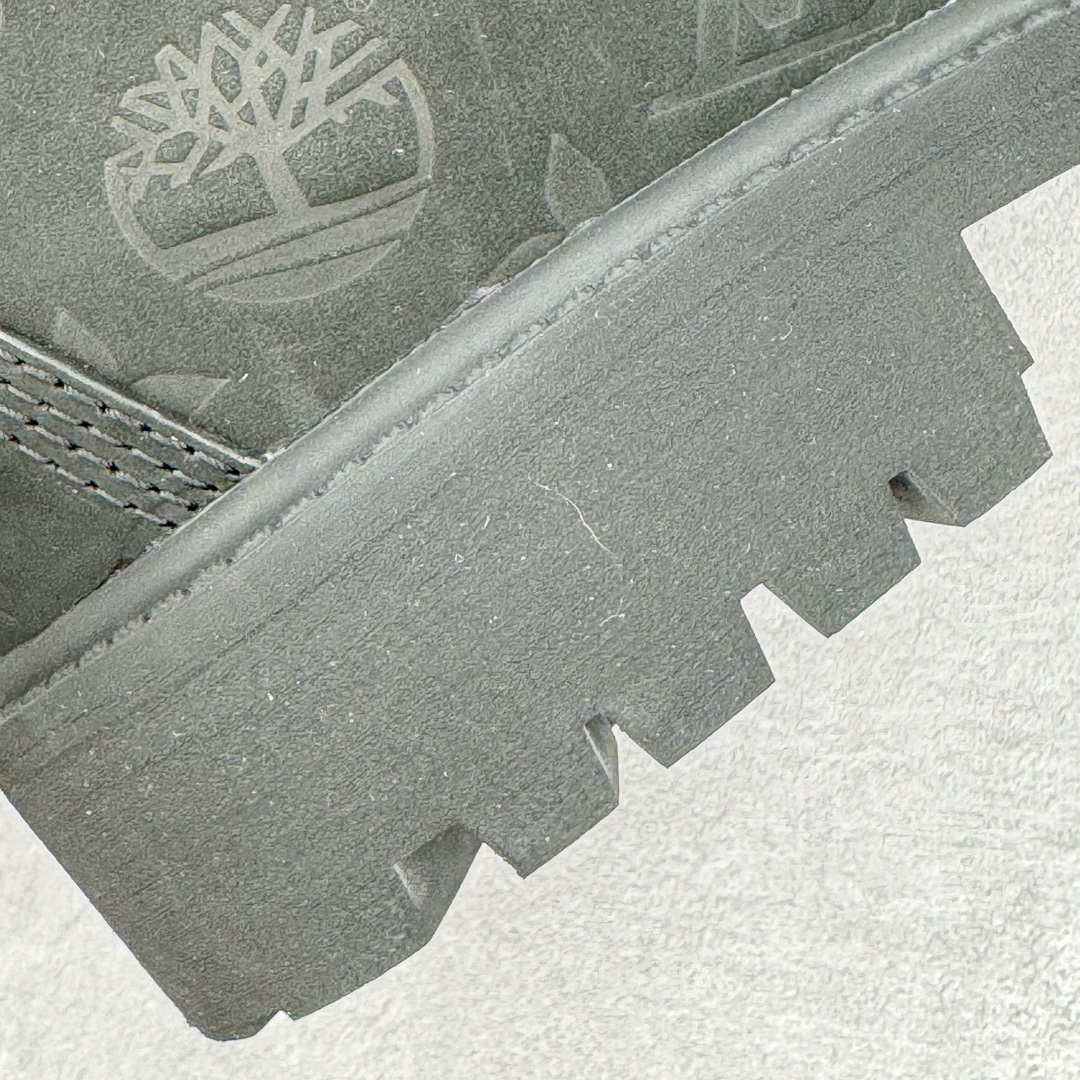  Louis Vuitton x Timberland 6英寸 满印老花 圆头 压纹防水绒面 大黄靴 马丁靴 男女同款 黑色1AD7YP