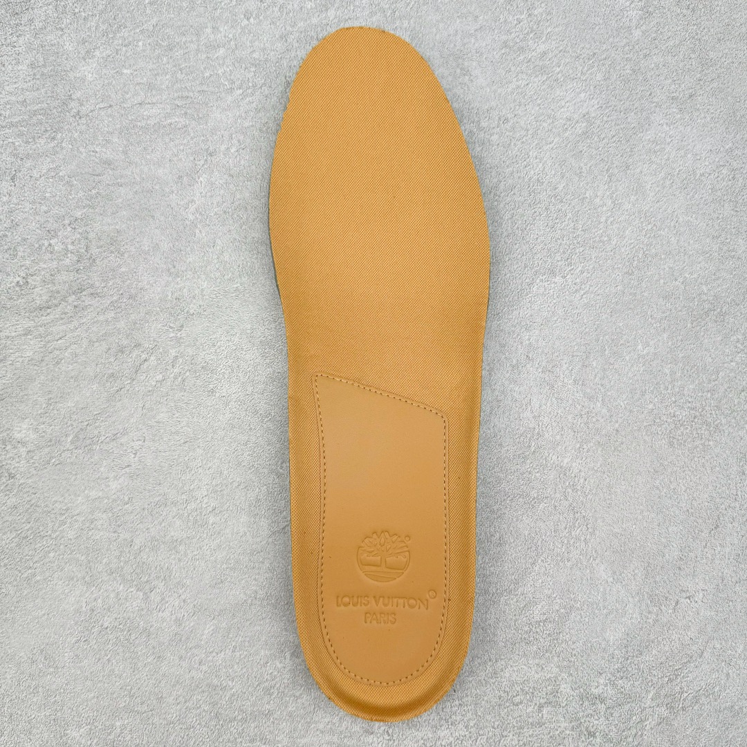  Louis Vuitton x Timberland 6英寸 满印老花 圆头 压纹防水绒面 大黄靴 马丁靴 男女同款 黑色1AD7YP