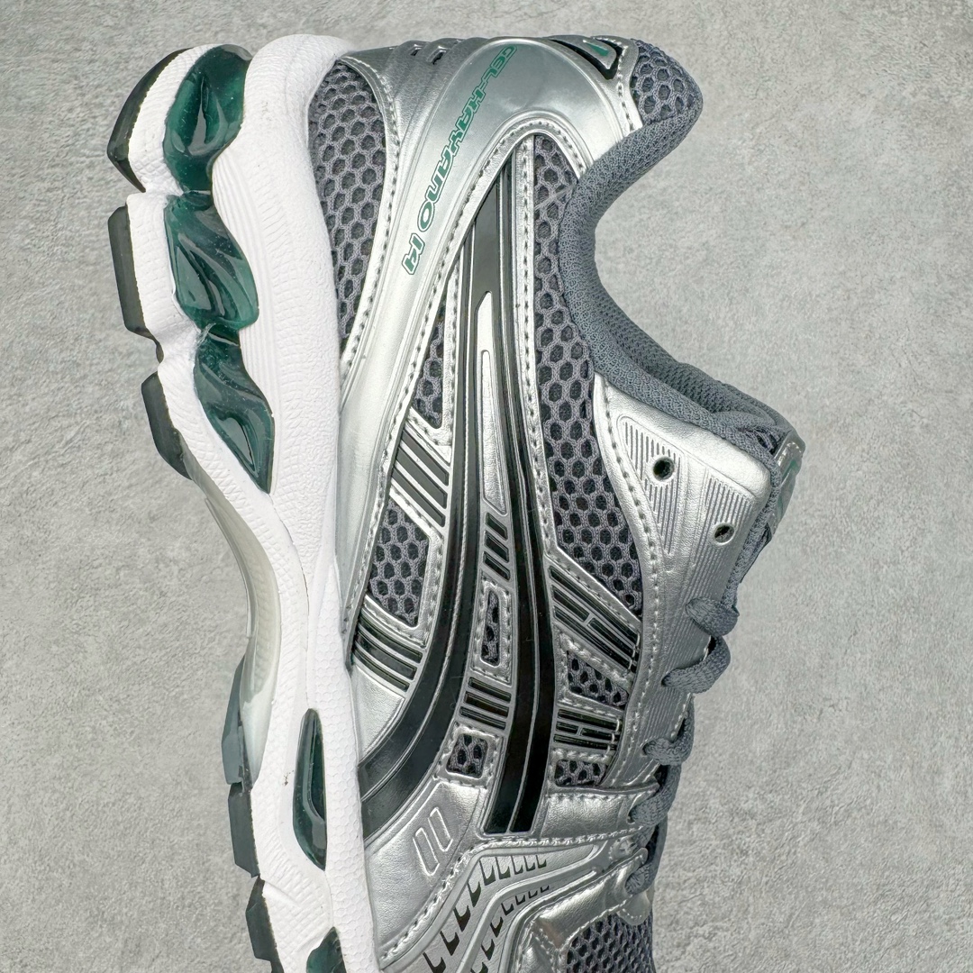  ASICS GEL-KAYANO 14   低筒 舒适减震 户外 运动鞋 跑步鞋  休闲鞋 板鞋 波鞋  男女同款   银灰色 1203A537-020