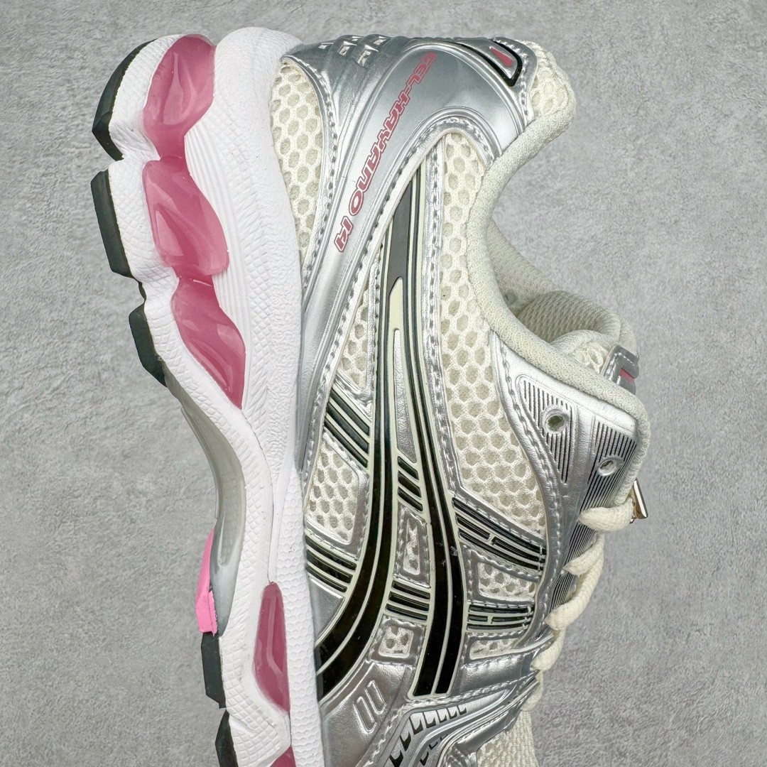  ASICS GEL-KAYANO 14  低筒 舒适减震 户外 运动鞋 跑步鞋  复古 休闲鞋 板鞋 波鞋  男女同款  银白粉  1203A537-103