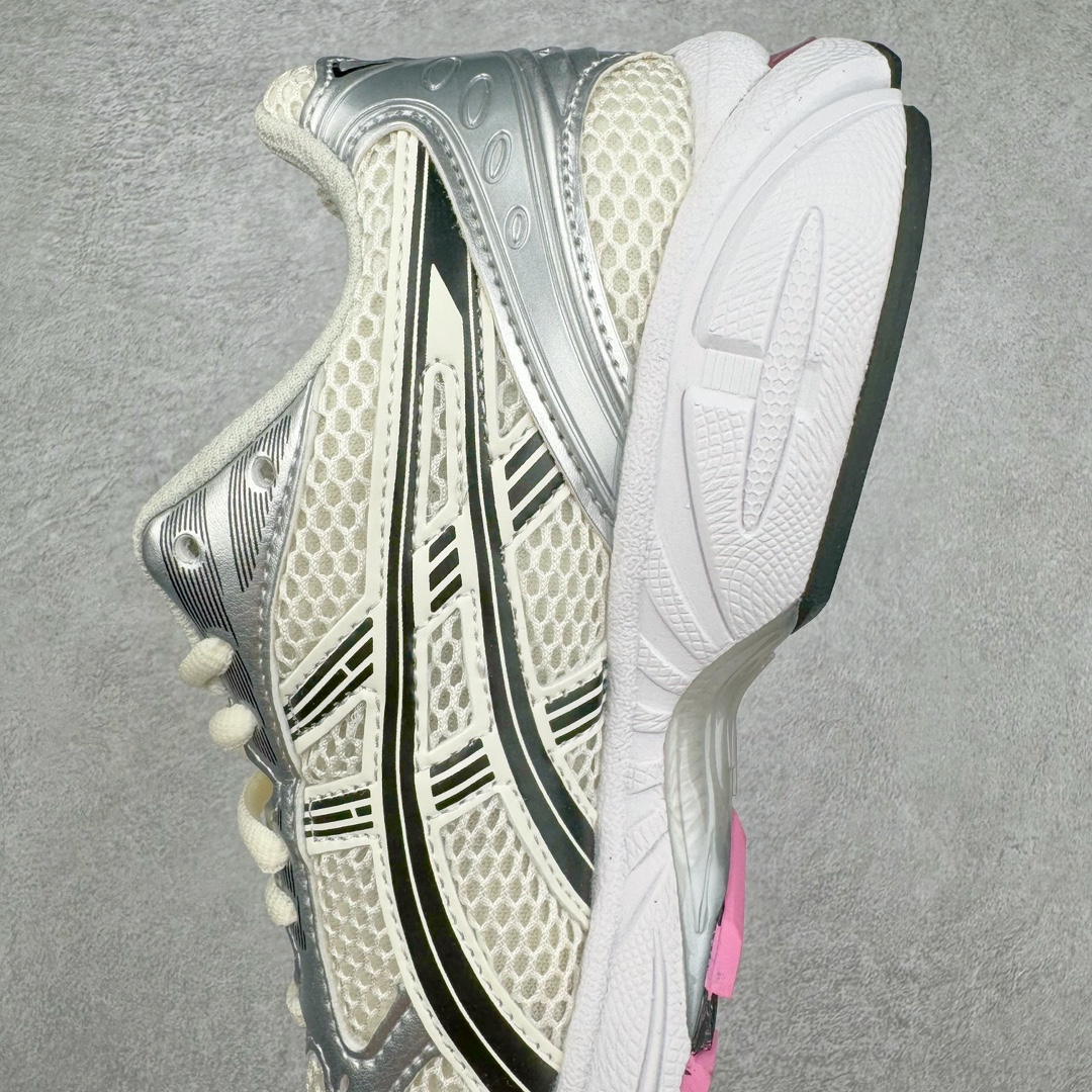  ASICS GEL-KAYANO 14  低筒 舒适减震 户外 运动鞋 跑步鞋  复古 休闲鞋 板鞋 波鞋  男女同款  银白粉  1203A537-103