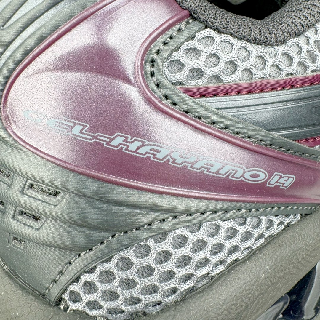 ATMOS  ASICS GEL-KAYANO 14  低筒 舒适减震 户外 运动鞋 跑步鞋  复古 休闲鞋 板鞋 波鞋  男女同款  银紫 1203A510-020