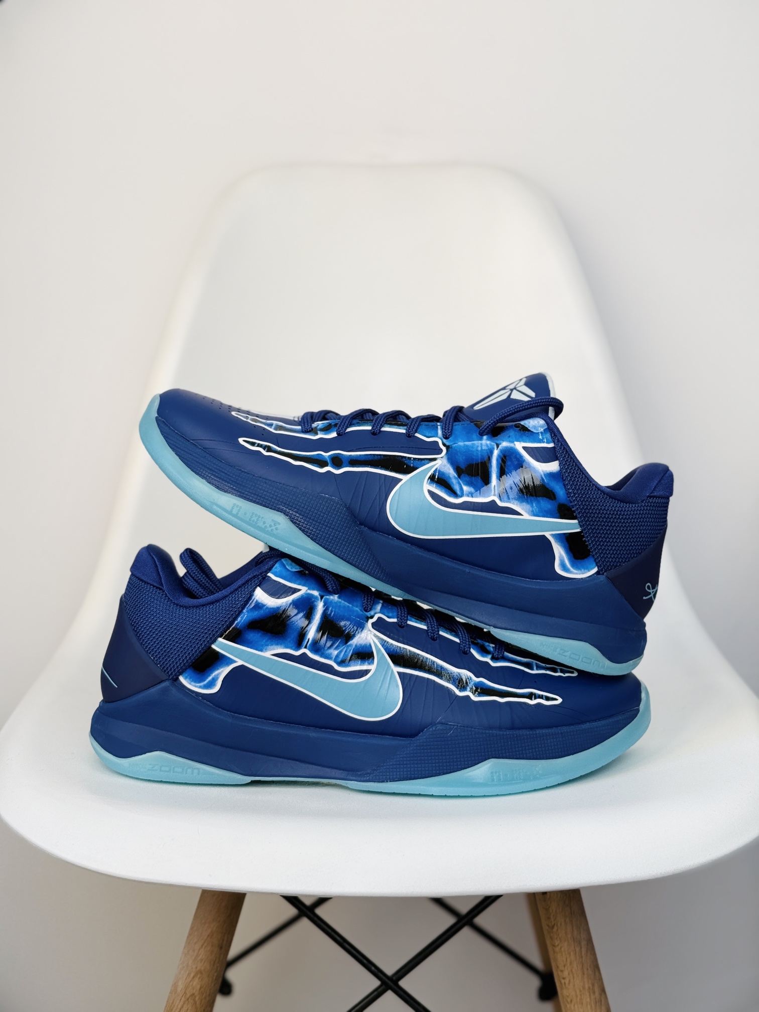  S2  Kobe5 Protro zoom  X-Ray  科比 5  前掌气垫 后掌EVA 籃球鞋 球鞋 實戰鞋  真碳板  波鞋  蓝色骨骼 HJ4303-400