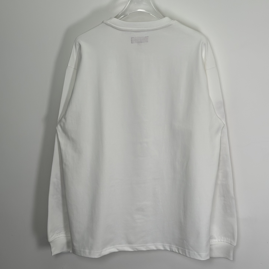  Supreme SS24 WEEK3  袖子刺绣 微标 梵文 圆领 长袖 T恤 男女同款  SUP-FW24-058