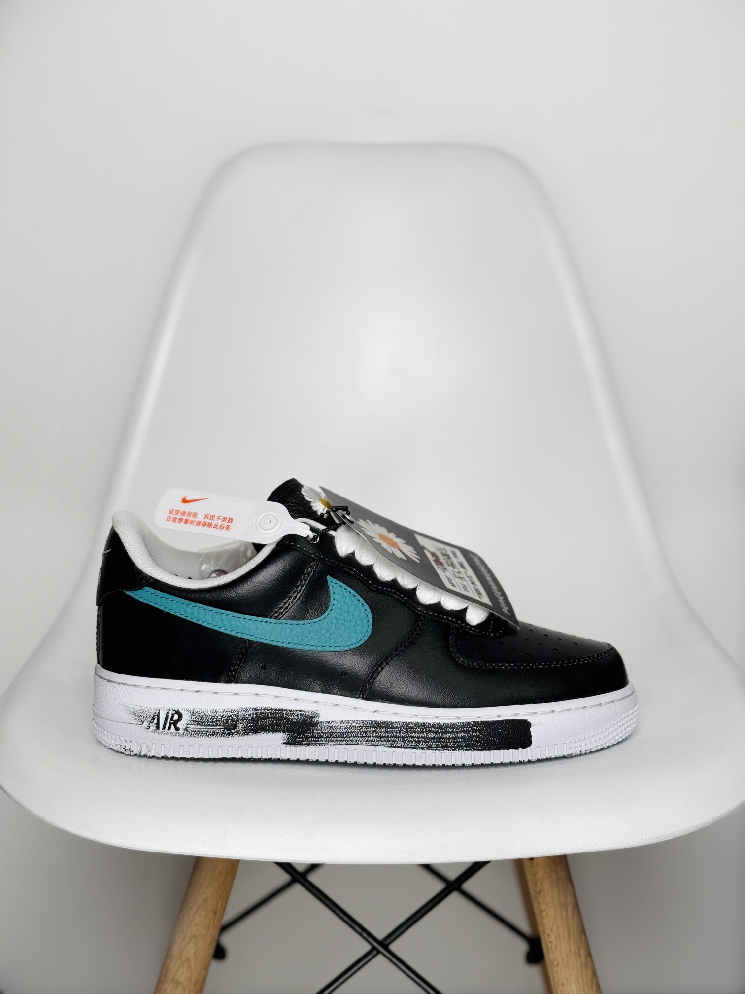  PEACEMINUSONE Air Force 1 Para Noise 空军 权志龙3.0 刮刮乐 小雏菊 低筒 休闲鞋 板鞋 男鞋 女鞋 黑绿粉  AQ3692-004