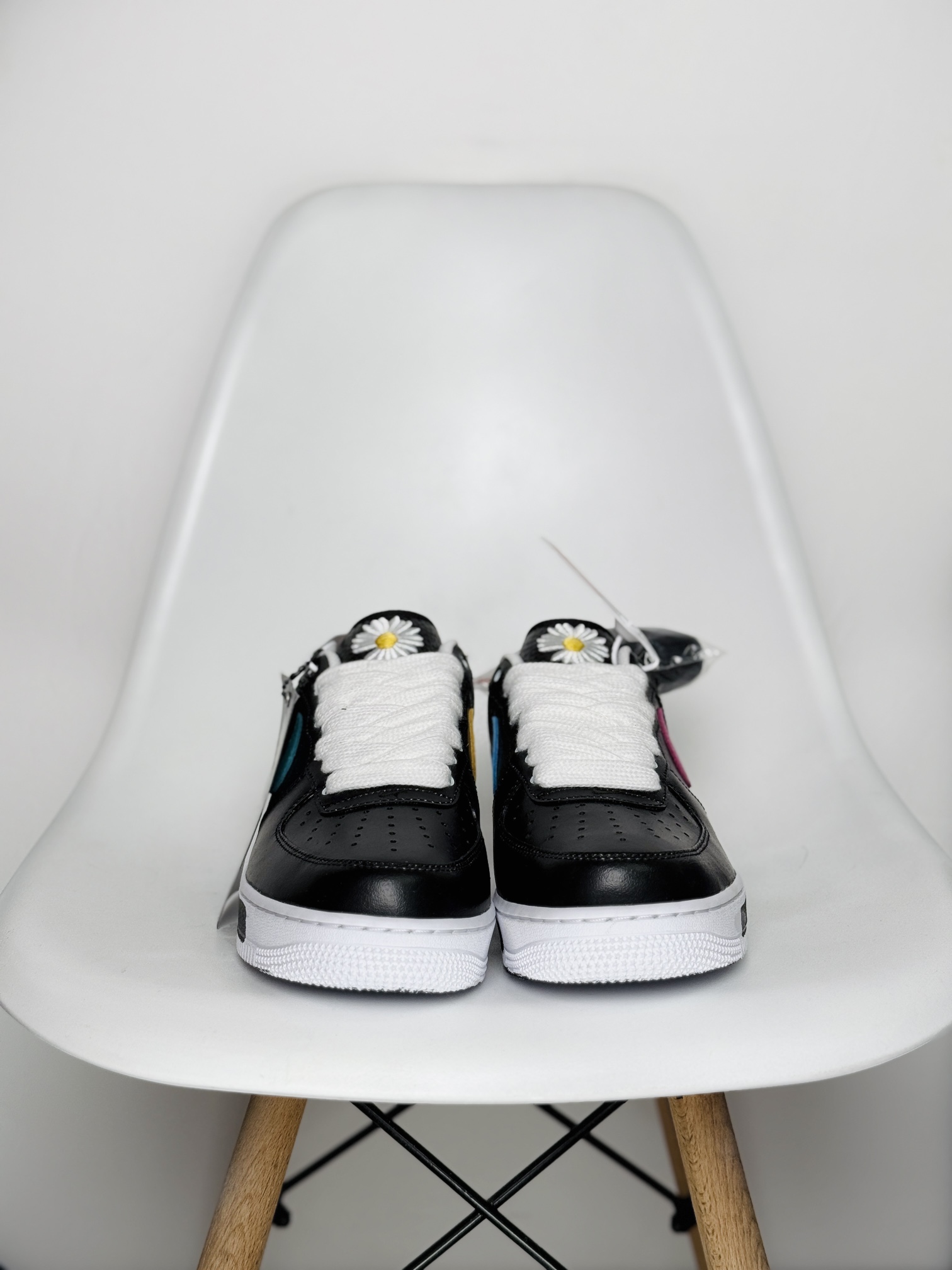  PEACEMINUSONE Air Force 1 Para Noise 空军 权志龙3.0 刮刮乐 小雏菊 低筒 休闲鞋 板鞋 男鞋 女鞋 黑绿粉  AQ3692-004