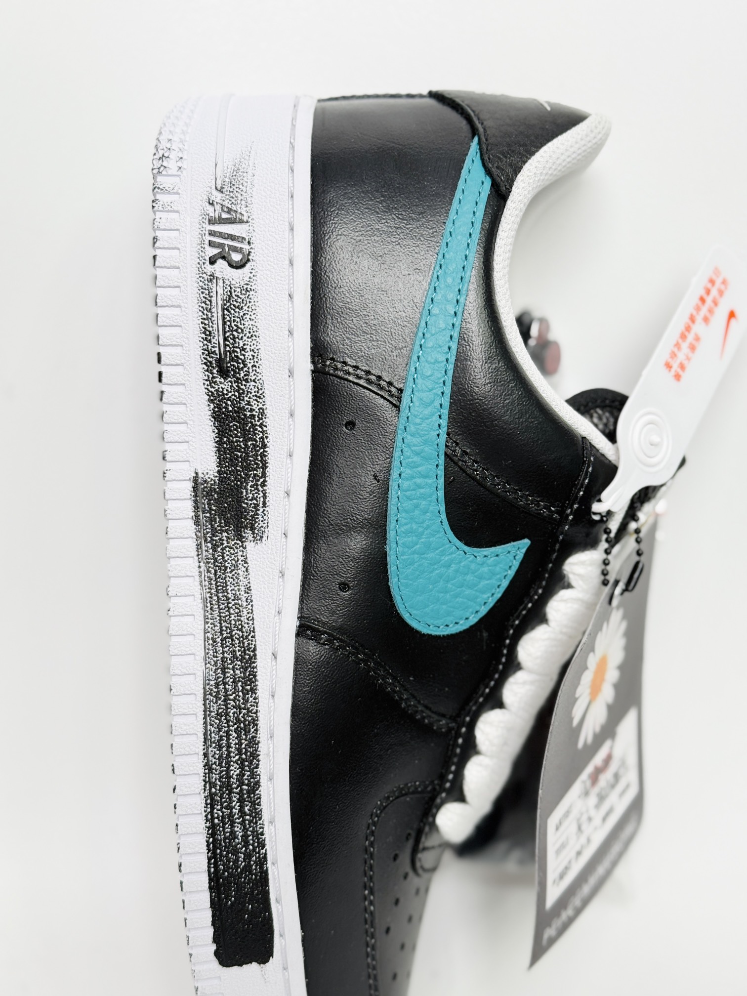  PEACEMINUSONE Air Force 1 Para Noise 空军 权志龙3.0 刮刮乐 小雏菊 低筒 休闲鞋 板鞋 男鞋 女鞋 黑绿粉  AQ3692-004