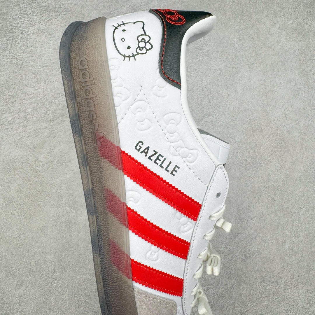 Hello Kitty  adidas originals GAZELLE 平底鞋 低筒 复古板鞋 休闲鞋 男鞋 女鞋 波鞋  凯蒂猫 II0013 