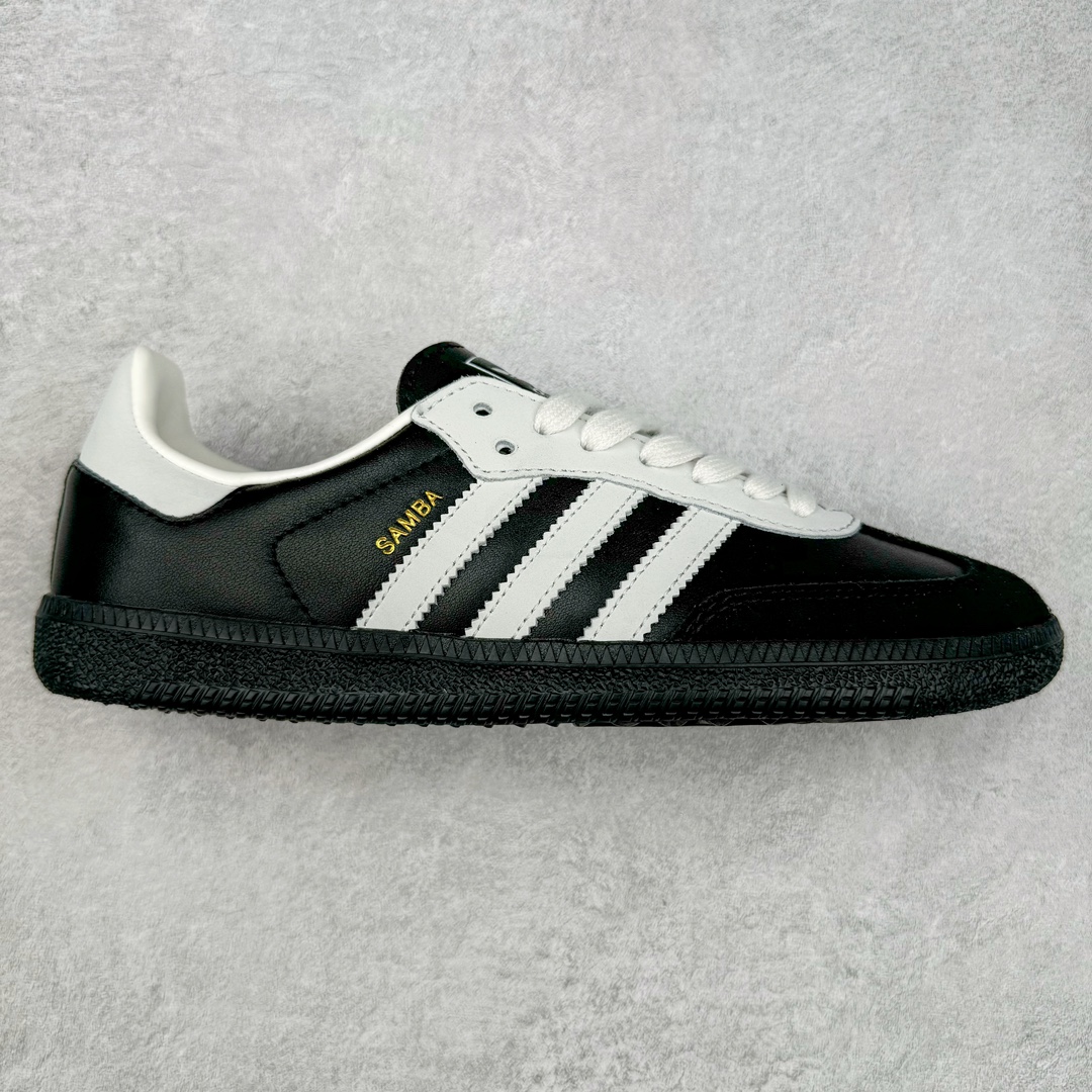  adidas originals Samba OG 桑巴75TH  平底鞋 低筒 复古板鞋 休闲鞋 男鞋 女鞋 波鞋 黑色 JP5282 
