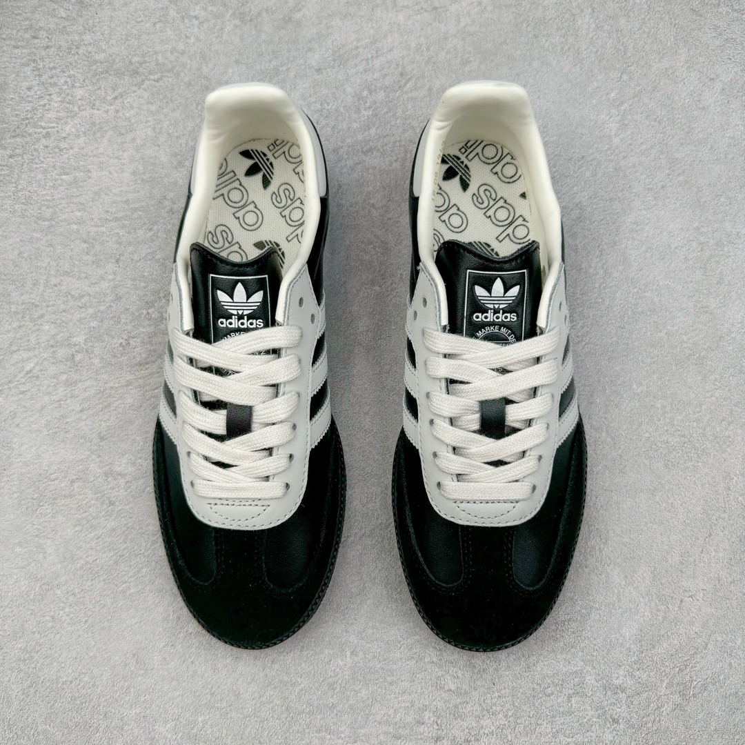  adidas originals Samba OG 桑巴75TH  平底鞋 低筒 复古板鞋 休闲鞋 男鞋 女鞋 波鞋 黑色 JP5282 