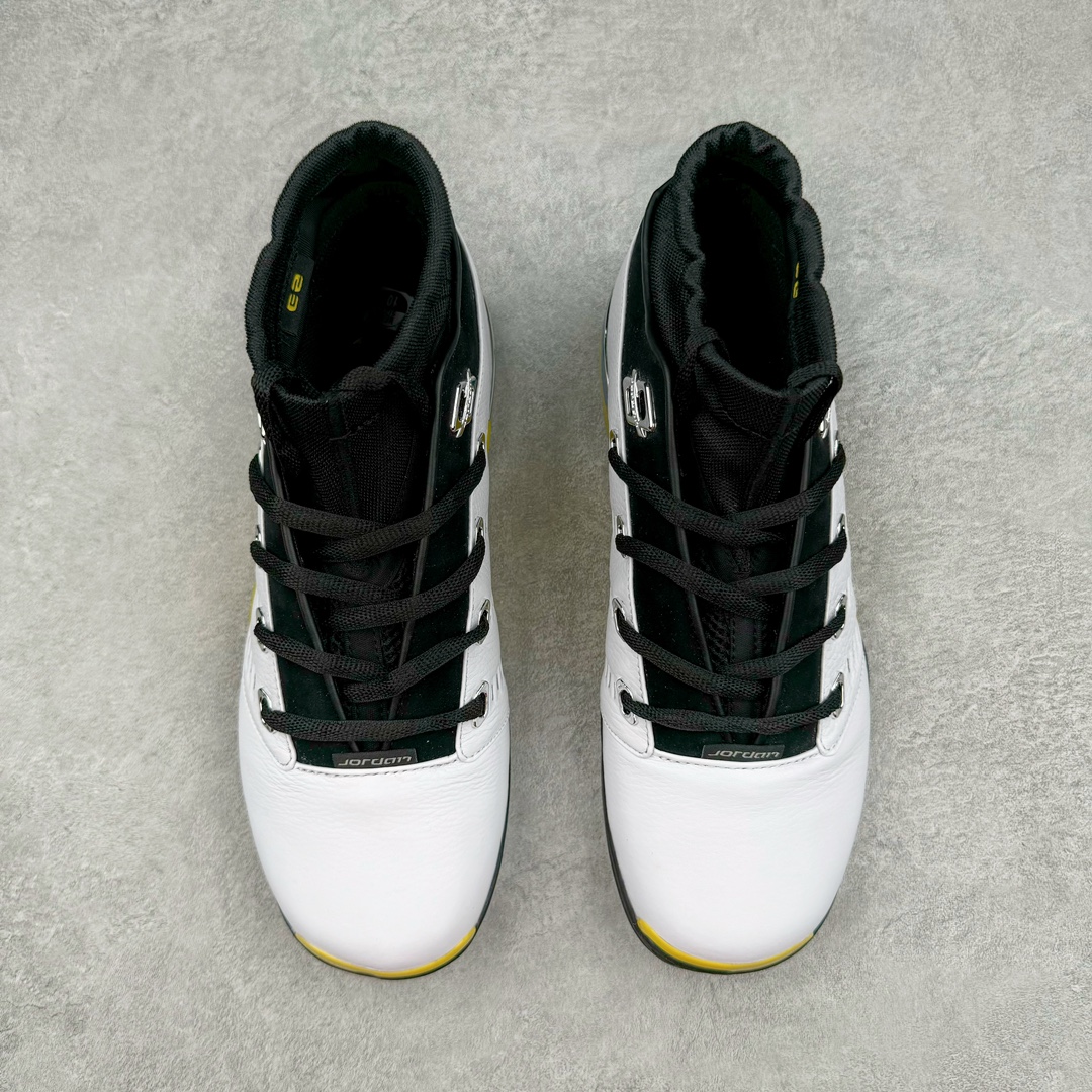  Air Jordan 17 AJ17 中筒  耐磨透气 籃球鞋 板鞋 波鞋 波鞋  男鞋 白黑黄 FJ0395-100