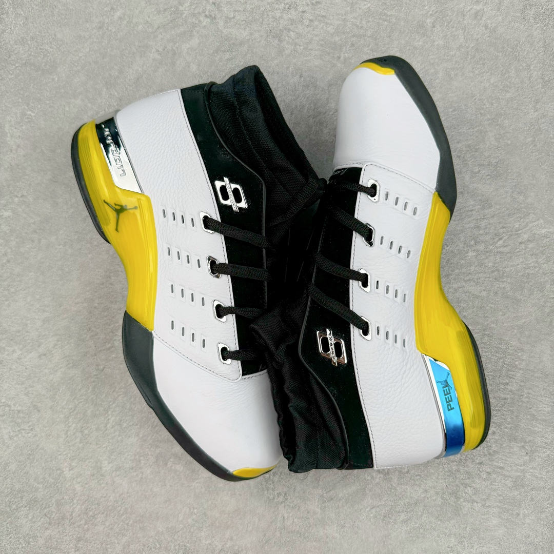  Air Jordan 17 AJ17 中筒  耐磨透气 籃球鞋 板鞋 波鞋 波鞋  男鞋 白黑黄 FJ0395-100