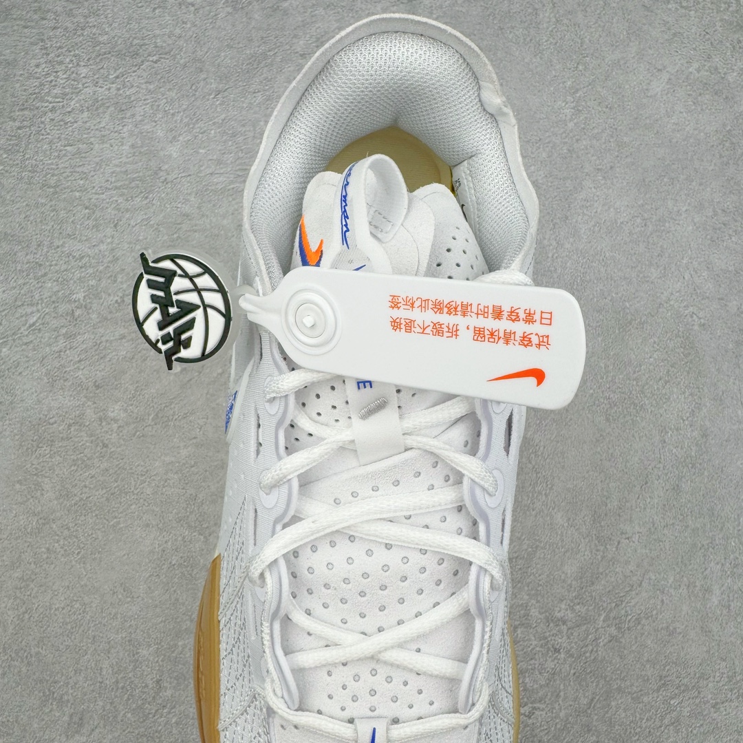  灭世纯原 ZOOM GT Cut 3  中筒  篮球鞋 球鞋 实战鞋 全掌气垫 后卫精英 TPU抗扭 男鞋 波鞋 白蓝橙 HJ8205-100