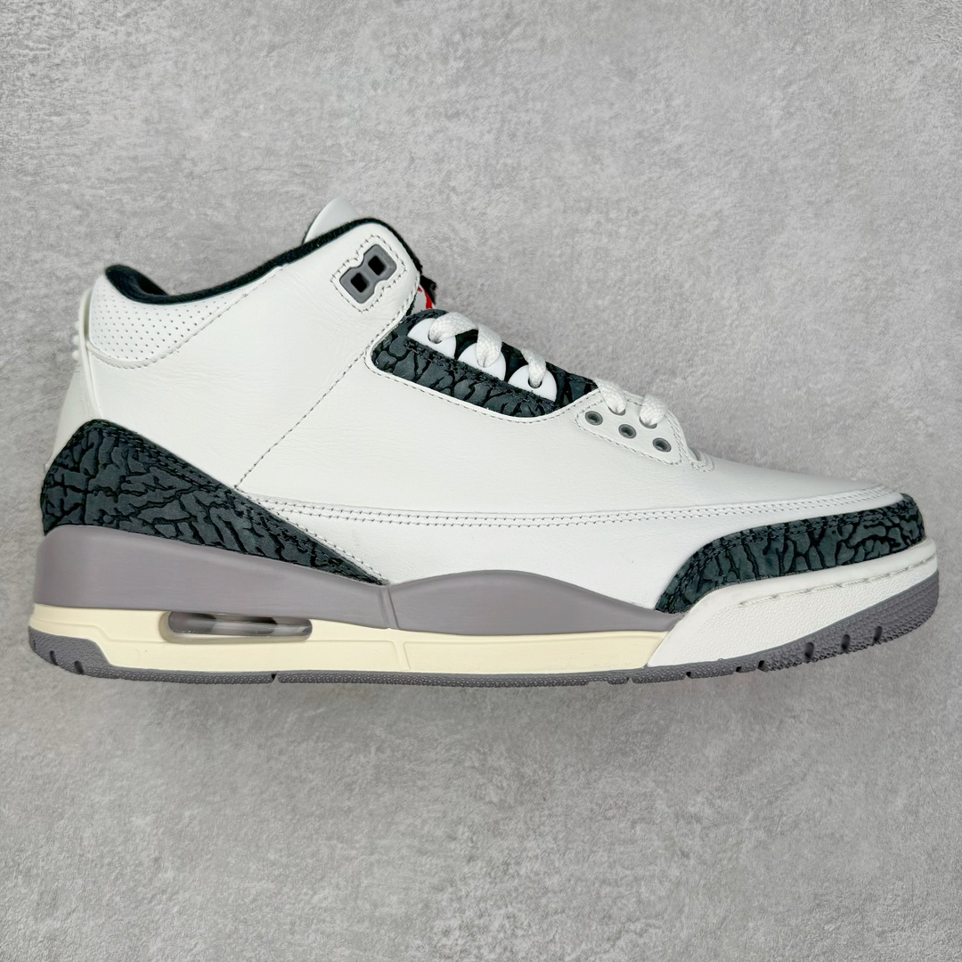  Air Jordan 3   AJ3  Black 中筒 休闲鞋 篮球鞋 板鞋 男鞋 黑金 波鞋 白灰 CT8532-106