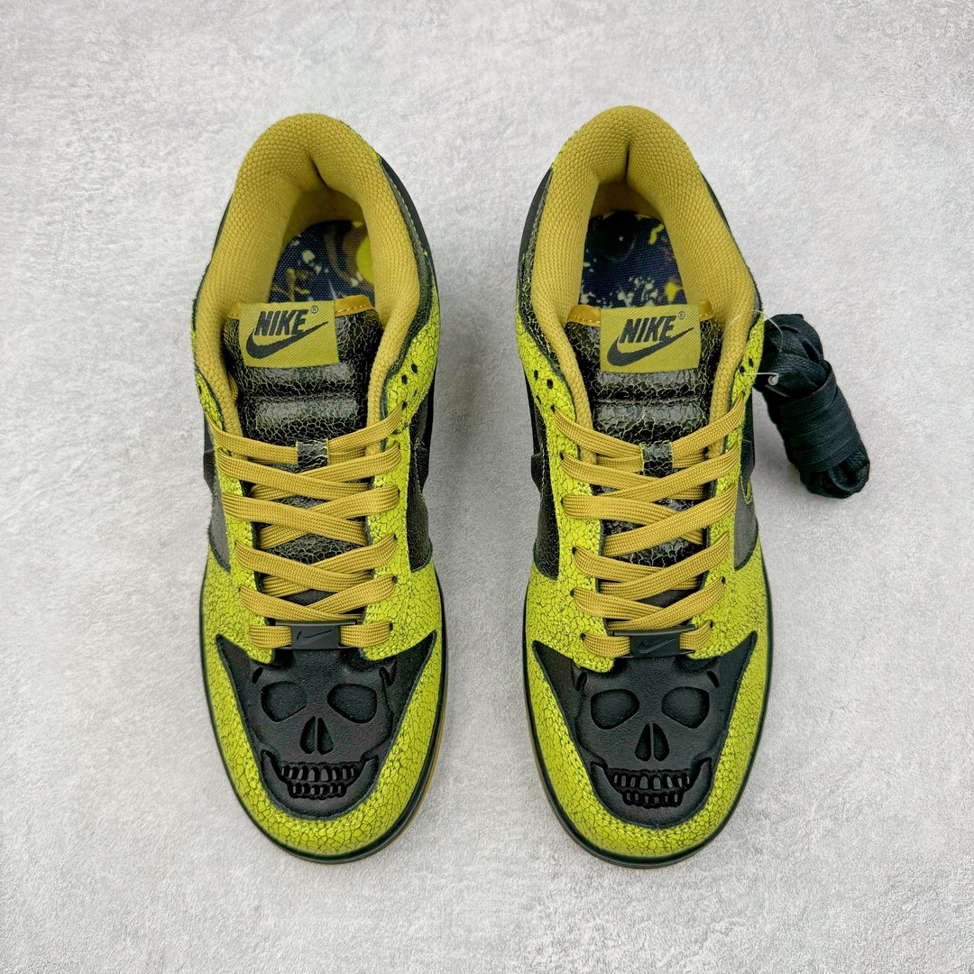  Alexis Sablone Dunk SB Low  低筒 舒适简约 防滑耐磨 复古板鞋 休闲鞋 男鞋 女鞋 波鞋 万圣节限定黑绿 HV6103-300