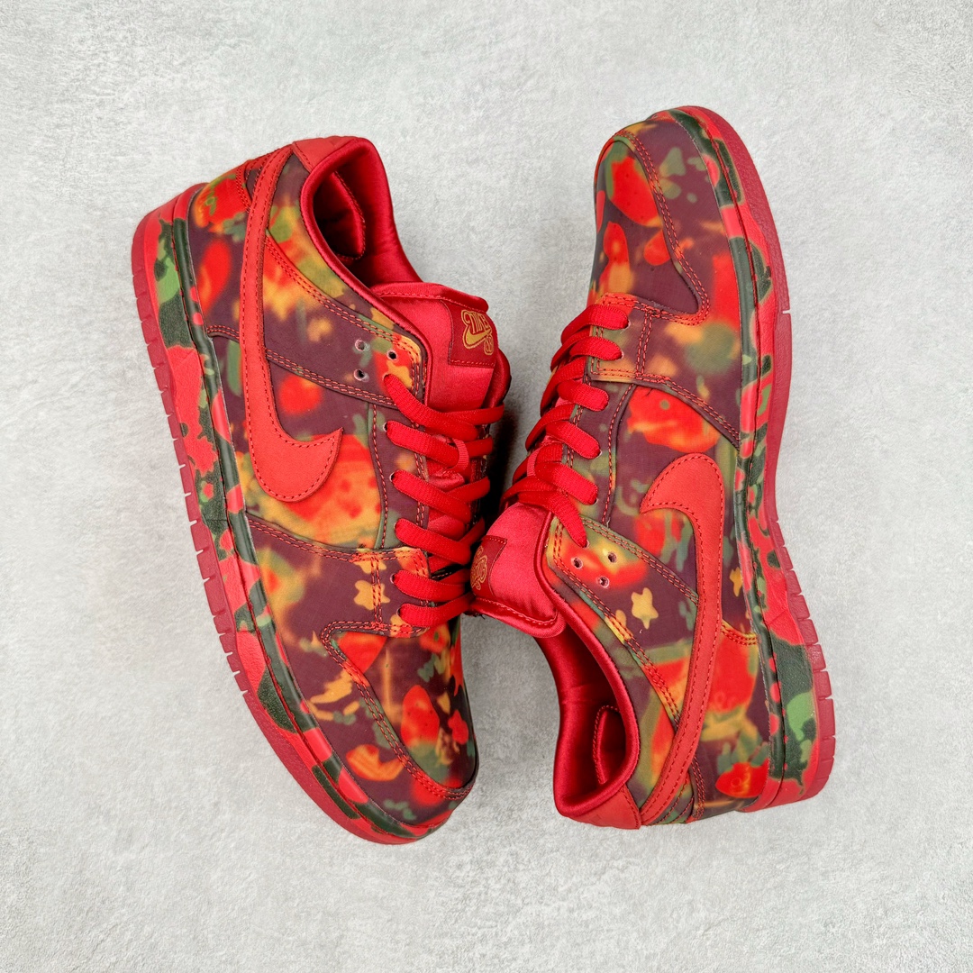   The Wizard of Oz Dunk SB Low  低筒 舒适简约 防滑耐磨 复古板鞋 休闲鞋 男鞋 女鞋 波鞋 绿野仙踪红色花卉撕撕乐 FZ1291-600