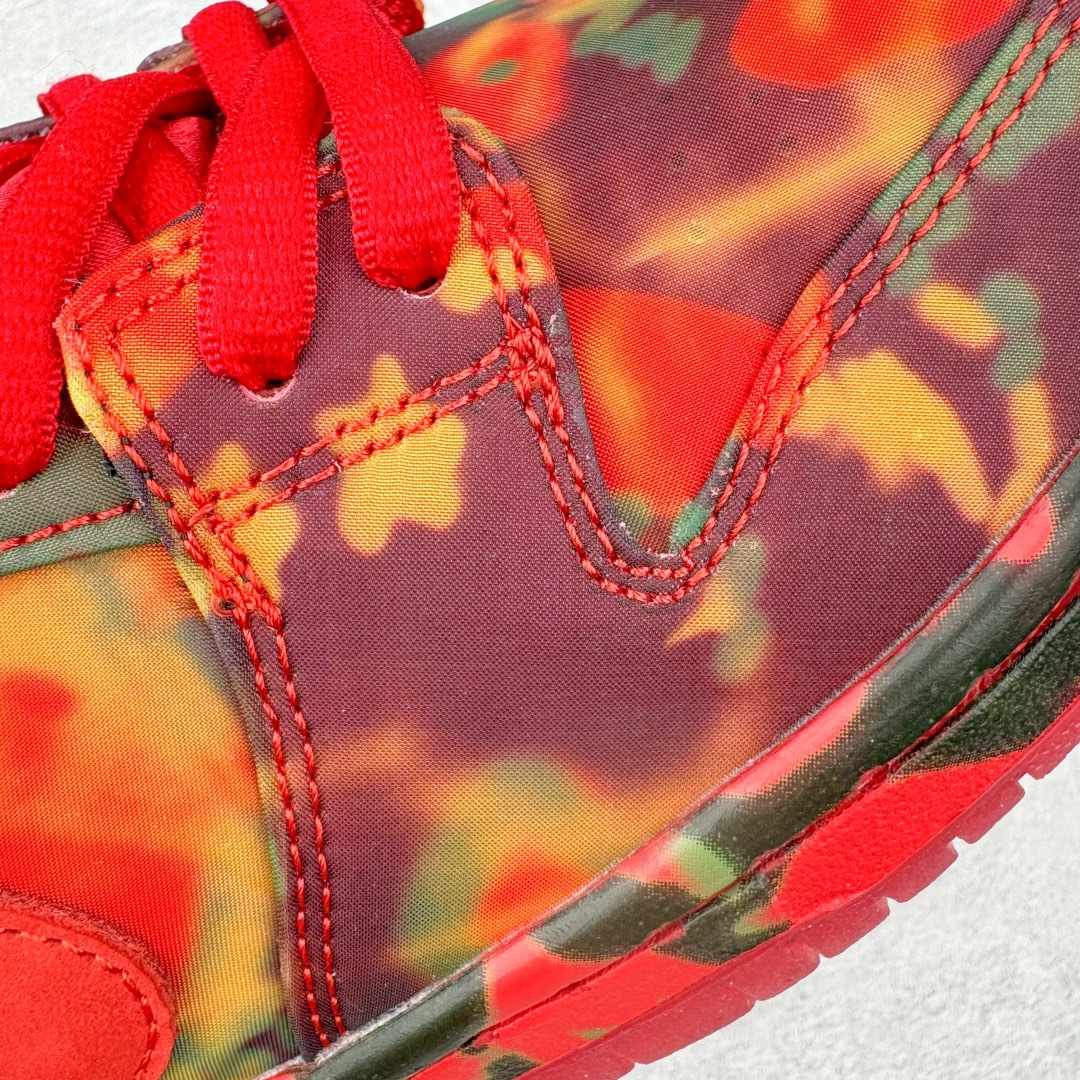   The Wizard of Oz Dunk SB Low  低筒 舒适简约 防滑耐磨 复古板鞋 休闲鞋 男鞋 女鞋 波鞋 绿野仙踪红色花卉撕撕乐 FZ1291-600