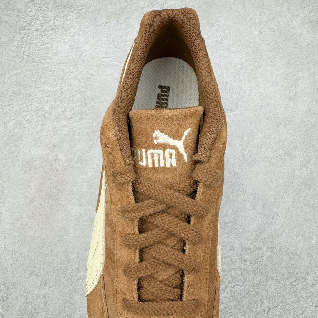  PUMA  Speedcat  圆头系带 二层绒面皮防滑耐磨 低筒 舒适时尚 赛车 跑步鞋 休闲鞋 波鞋 棕色 398847-02