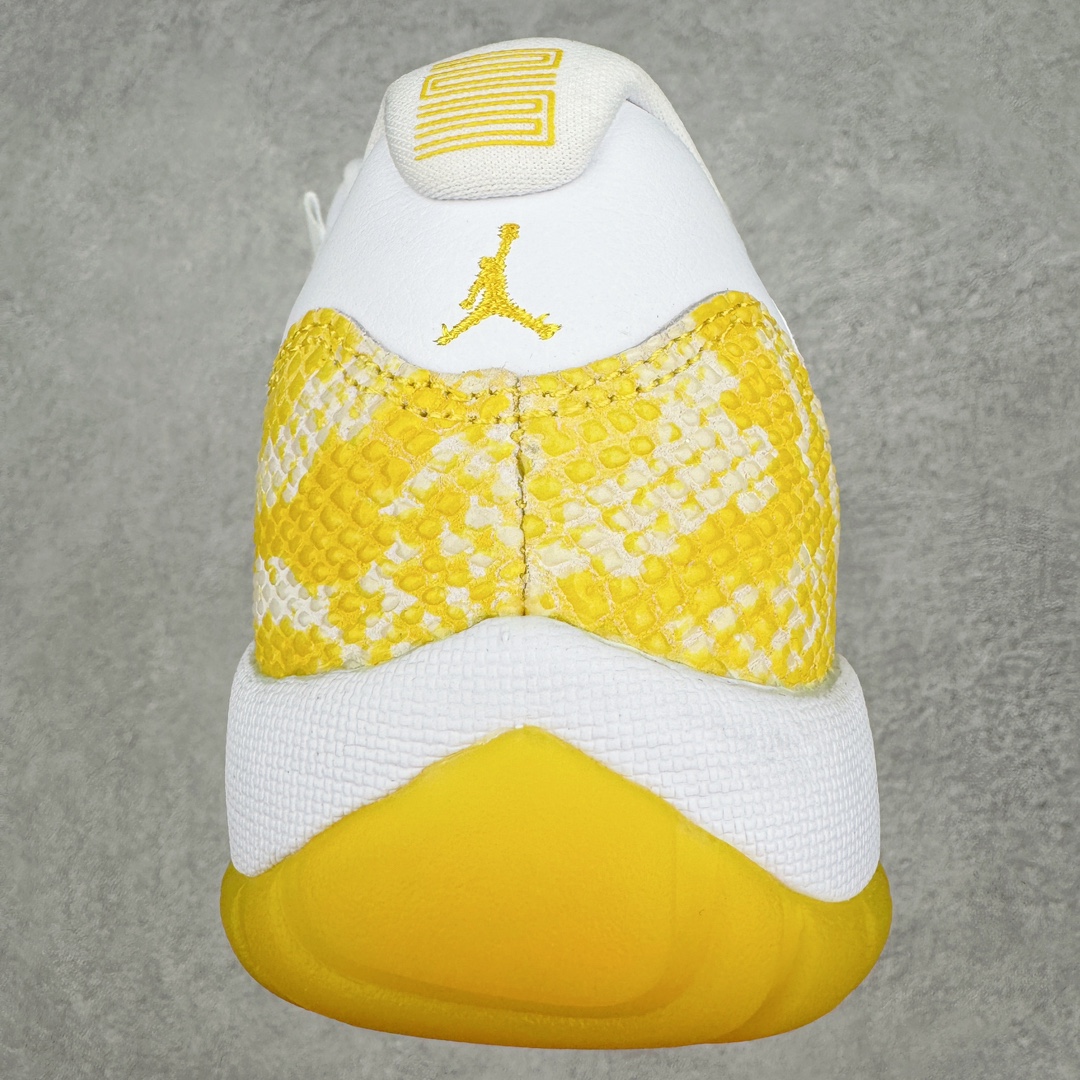  Air Jordan 11 Low Yellow Snakeskin AJ11  低筒 碳板 全掌气垫 篮球鞋 球鞋 男鞋 休闲鞋  黄蛇纹  AH7860-107