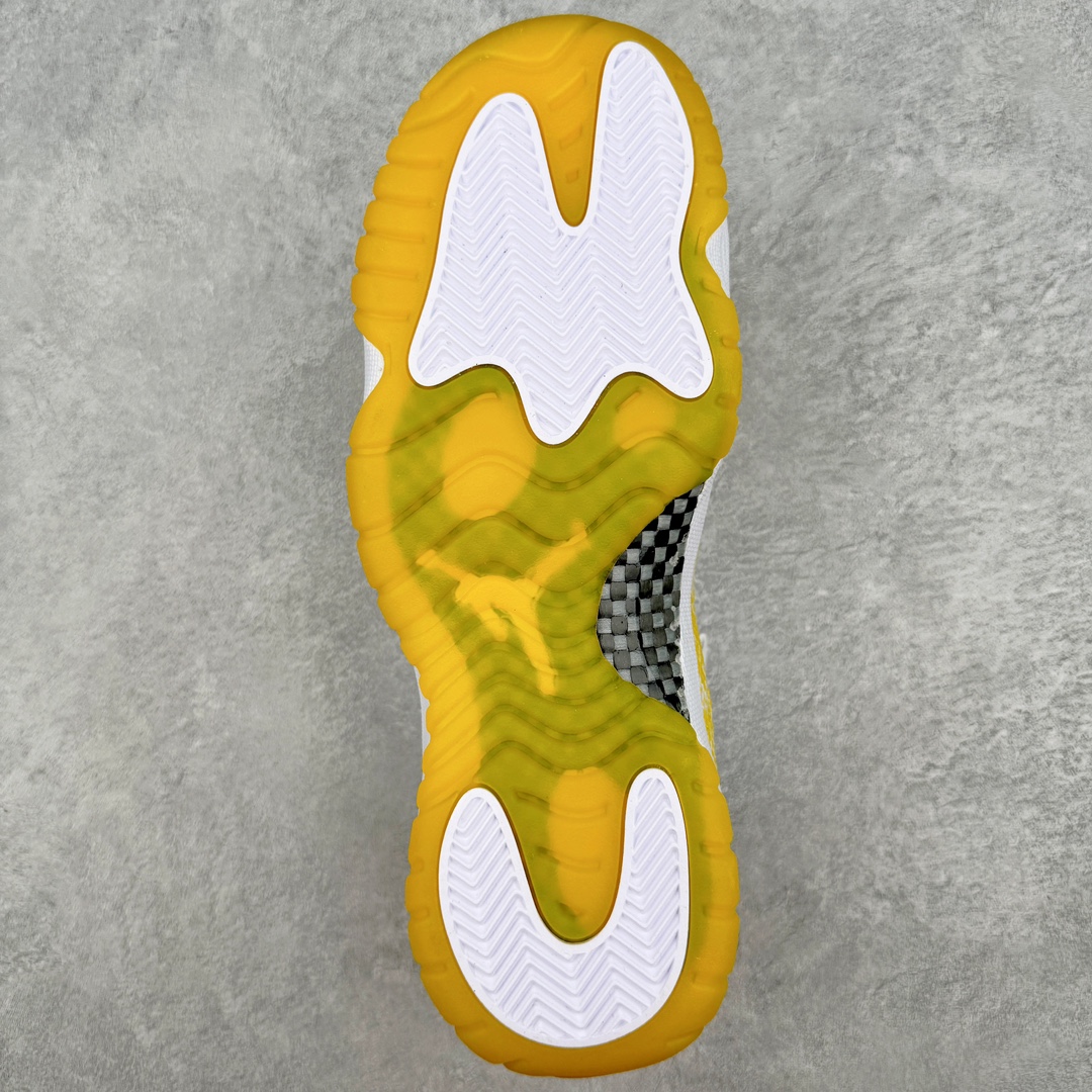  Air Jordan 11 Low Yellow Snakeskin AJ11  低筒 碳板 全掌气垫 篮球鞋 球鞋 男鞋 休闲鞋  黄蛇纹  AH7860-107
