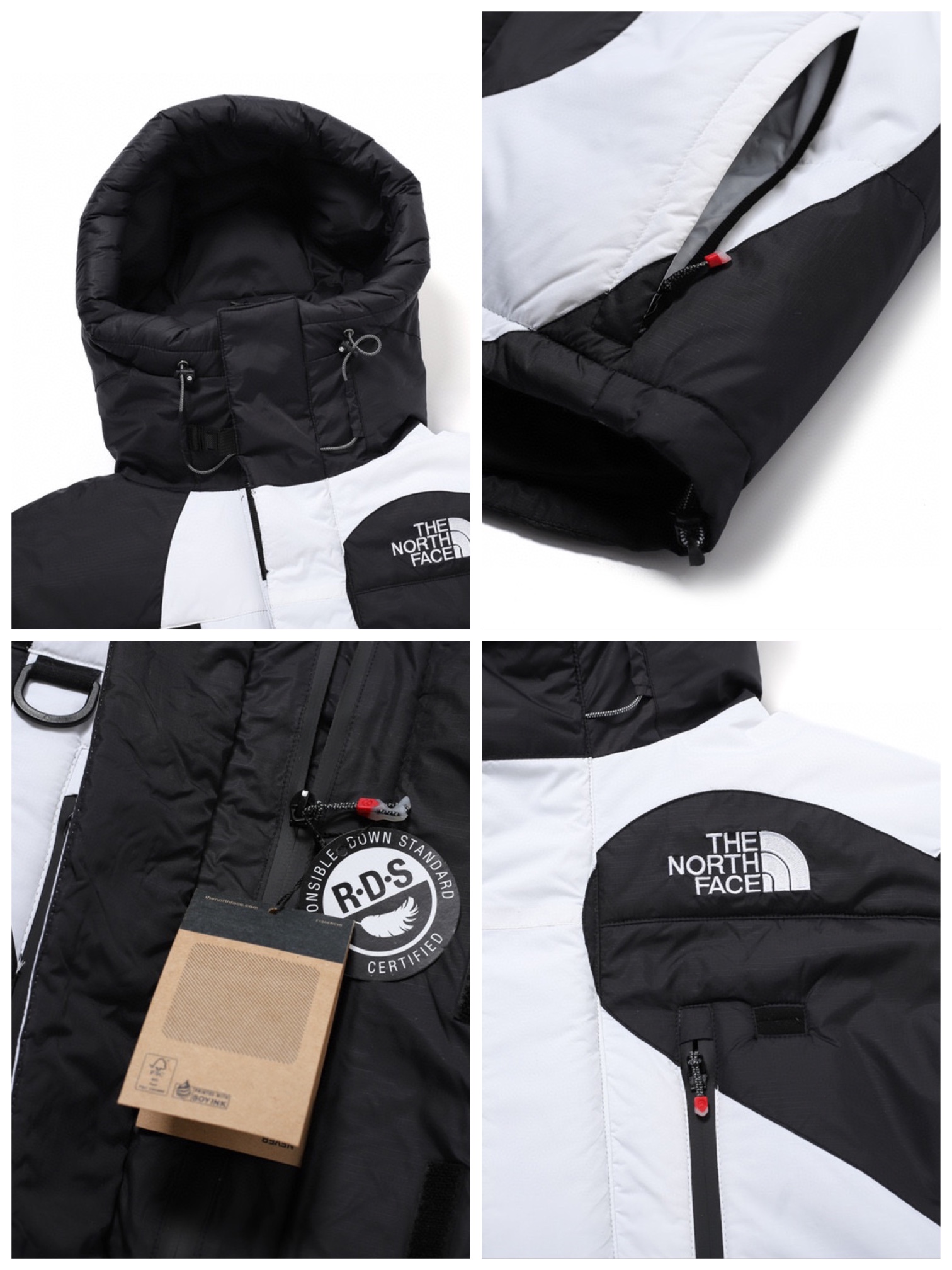 Supreme THE NORTH FAGE 大S 北面 脸 微标 字母 印花拼接 长袖 风衣 夹克 外套  连帽羽绒服 冬季 男女同款 