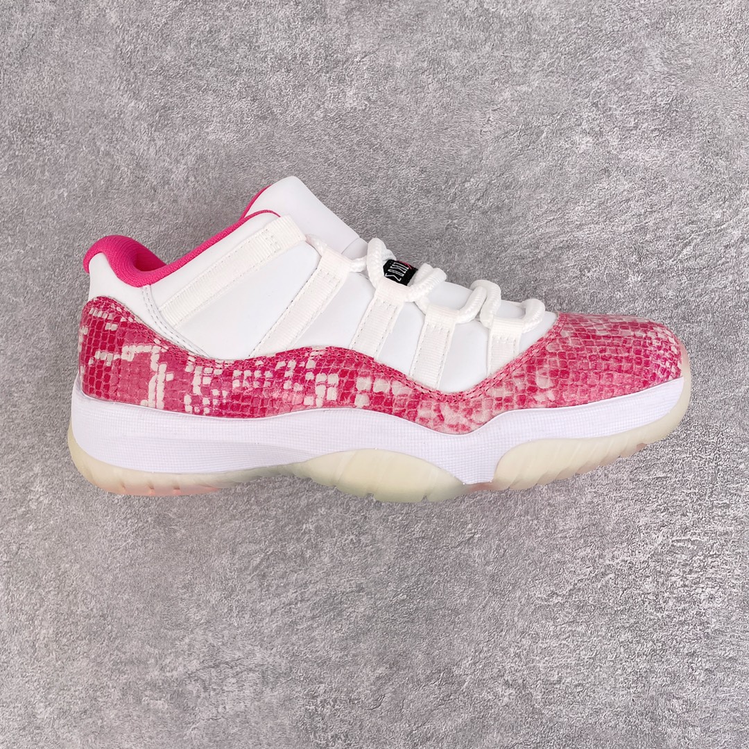  Air Jordan 11 Low  Pink Snakeskin AJ11  低筒 碳板 全掌气垫 篮球鞋 球鞋 男鞋 休闲鞋  粉色  AH7860-106