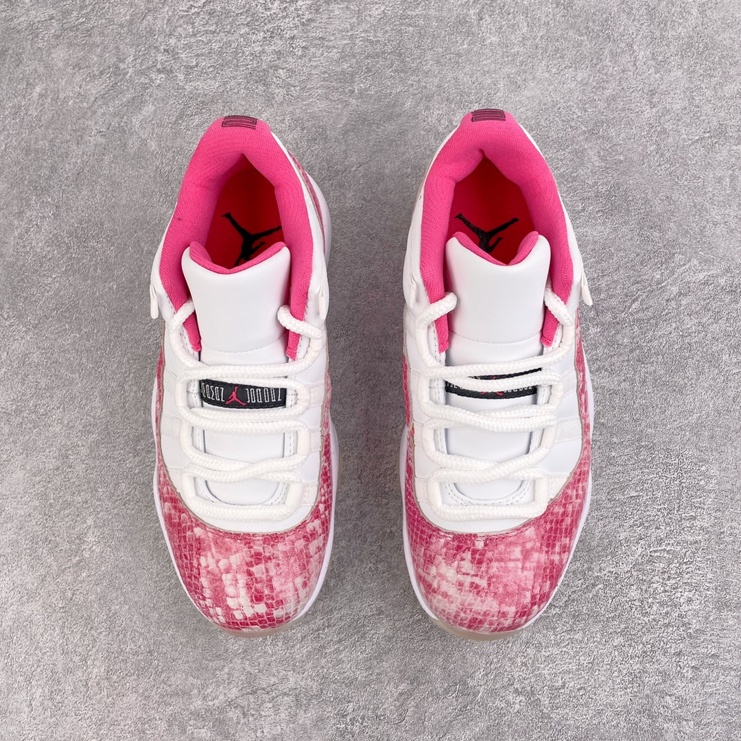  Air Jordan 11 Low  Pink Snakeskin AJ11  低筒 碳板 全掌气垫 篮球鞋 球鞋 男鞋 休闲鞋  粉色  AH7860-106