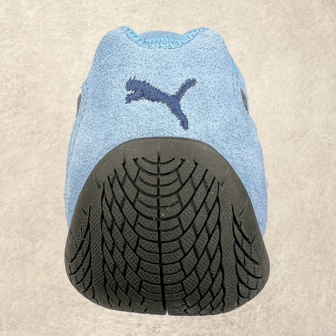  PUMA  Speedcat  圆头系带 二层绒面皮防滑耐磨 低筒 舒适时尚 赛车 跑步鞋 休闲鞋 波鞋 蓝色 398847-01