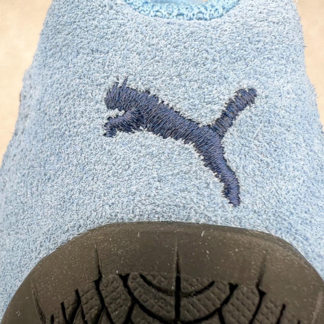  PUMA  Speedcat  圆头系带 二层绒面皮防滑耐磨 低筒 舒适时尚 赛车 跑步鞋 休闲鞋 波鞋 蓝色 398847-01