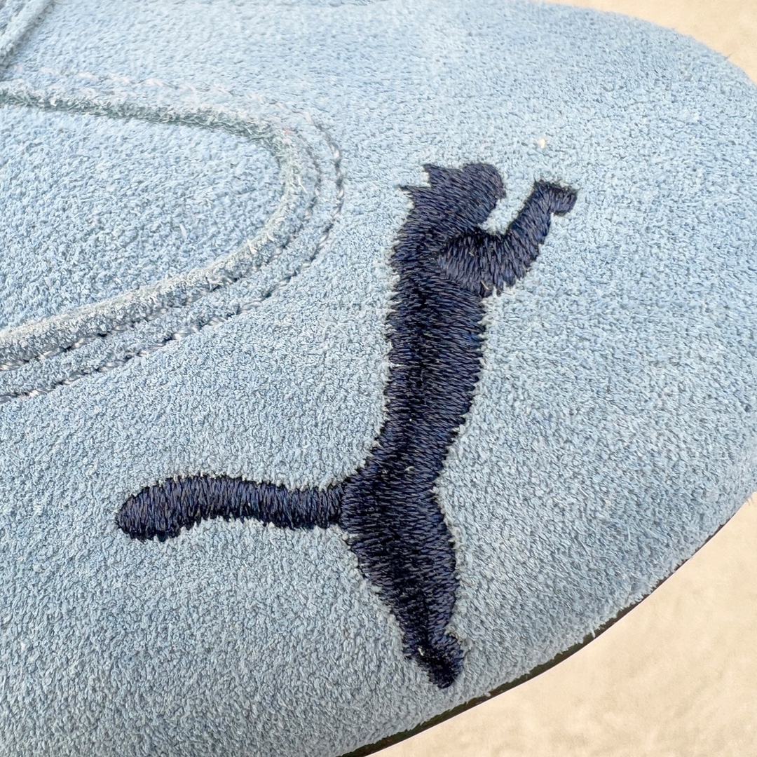  PUMA  Speedcat  圆头系带 二层绒面皮防滑耐磨 低筒 舒适时尚 赛车 跑步鞋 休闲鞋 波鞋 蓝色 398847-01