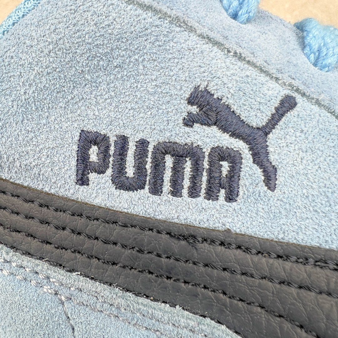  PUMA  Speedcat  圆头系带 二层绒面皮防滑耐磨 低筒 舒适时尚 赛车 跑步鞋 休闲鞋 波鞋 蓝色 398847-01