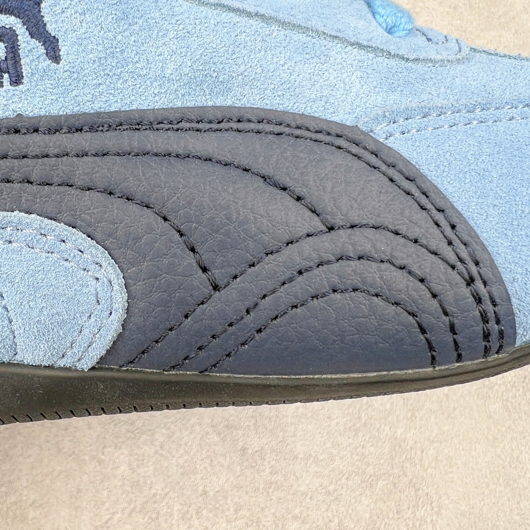  PUMA  Speedcat  圆头系带 二层绒面皮防滑耐磨 低筒 舒适时尚 赛车 跑步鞋 休闲鞋 波鞋 蓝色 398847-01