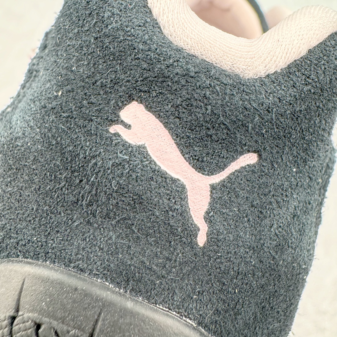  PUMA  Speedcat  圆头系带 二层绒面皮防滑耐磨 低筒 舒适时尚 赛车 跑步鞋 休闲鞋 波鞋 黑粉 398846-09